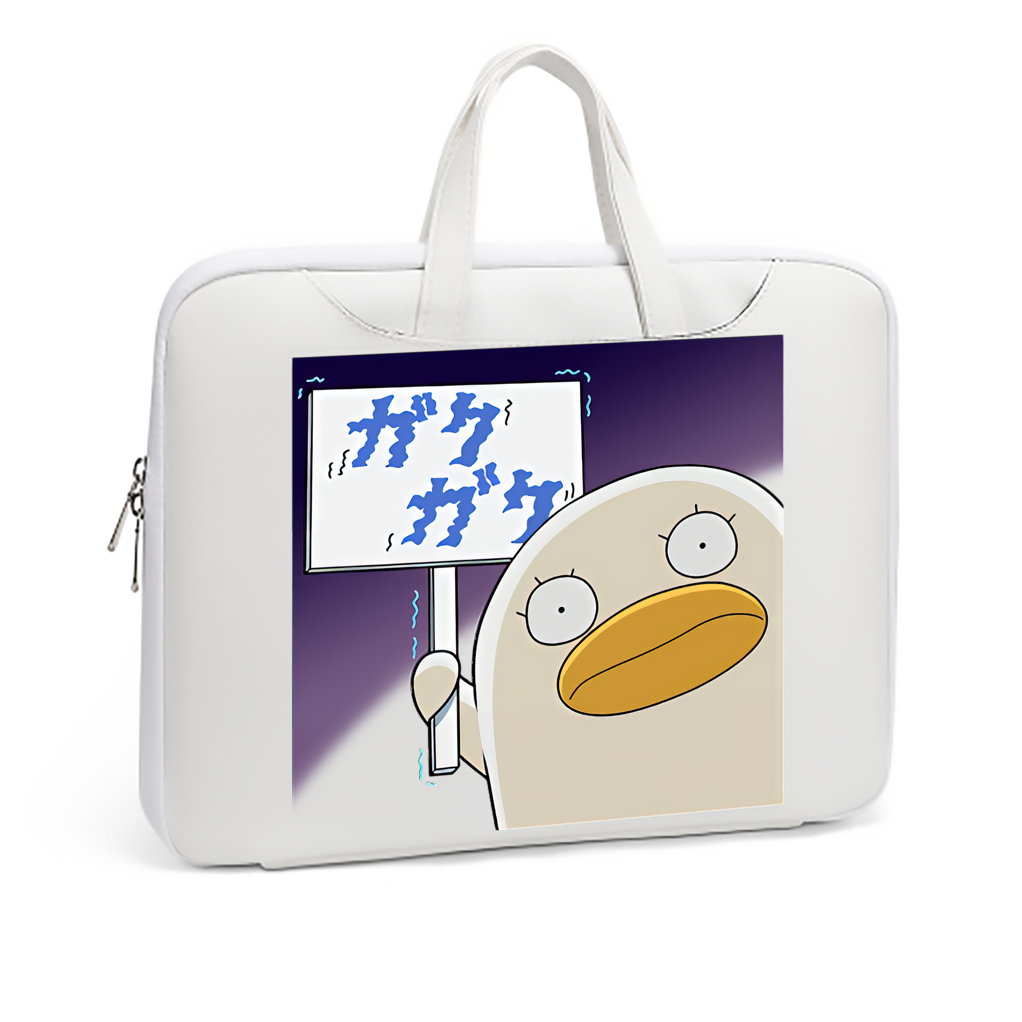 （画像用） ぎんたま 坂田銀時（さかたぎんとき） 神楽 志村新八（しむら しんぱち） GINTAMA Sakata Gintoki Kagura Shimura Shinpachi レザーラップトップバッグ　ノートパソコンケース