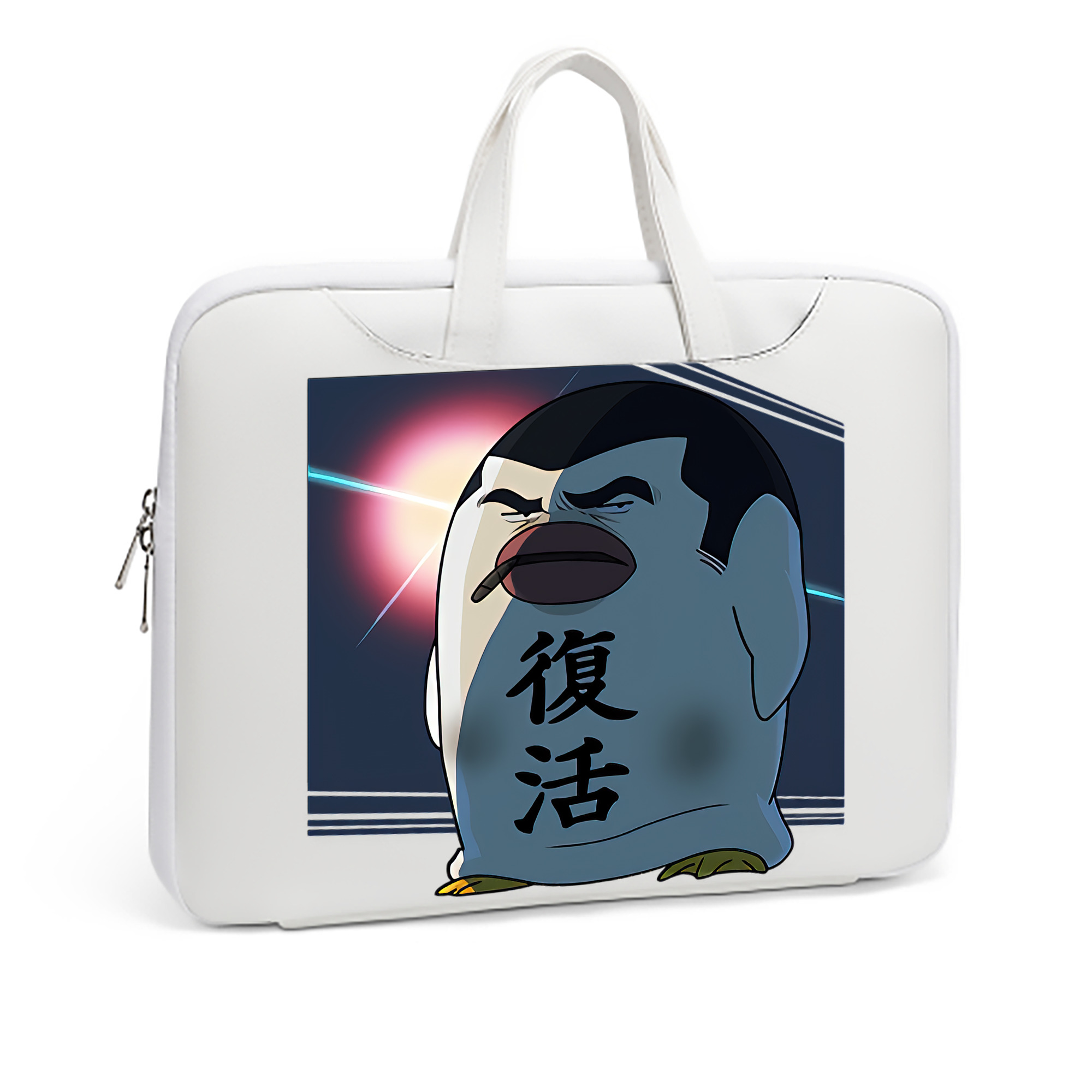 （画像用） ぎんたま 坂田銀時（さかたぎんとき） 神楽 志村新八（しむら しんぱち） GINTAMA Sakata Gintoki Kagura Shimura Shinpachi レザーラップトップバッグ　ノートパソコンケース