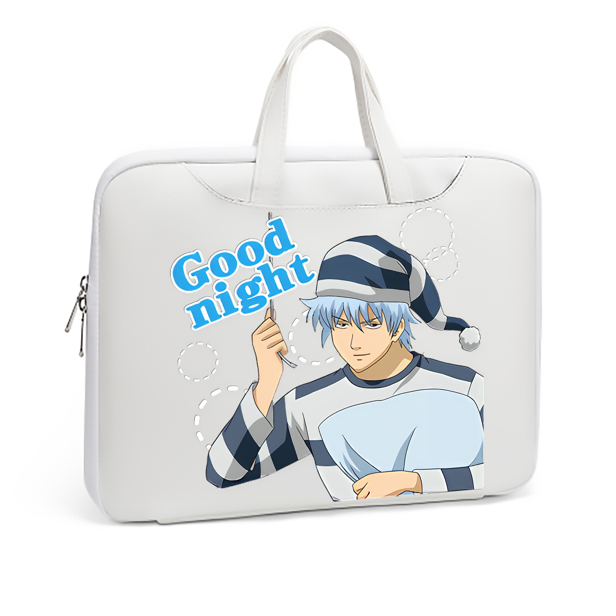 （画像用） ぎんたま 坂田銀時（さかたぎんとき） 神楽 志村新八（しむら しんぱち） GINTAMA Sakata Gintoki Kagura Shimura Shinpachi レザーラップトップバッグ　ノートパソコンケース
