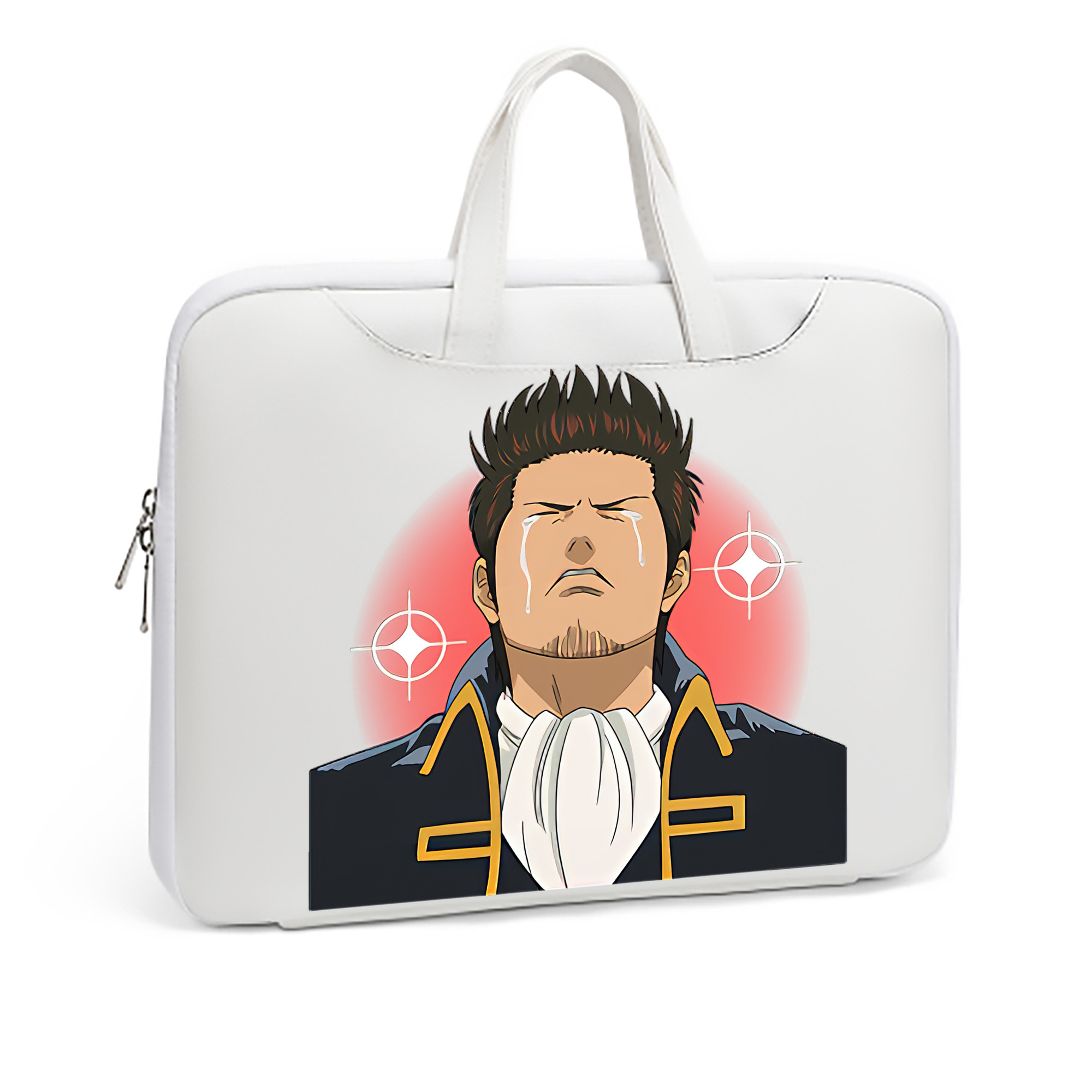 （画像用） ぎんたま 坂田銀時（さかたぎんとき） 神楽 志村新八（しむら しんぱち） GINTAMA Sakata Gintoki Kagura Shimura Shinpachi レザーラップトップバッグ　ノートパソコンケース