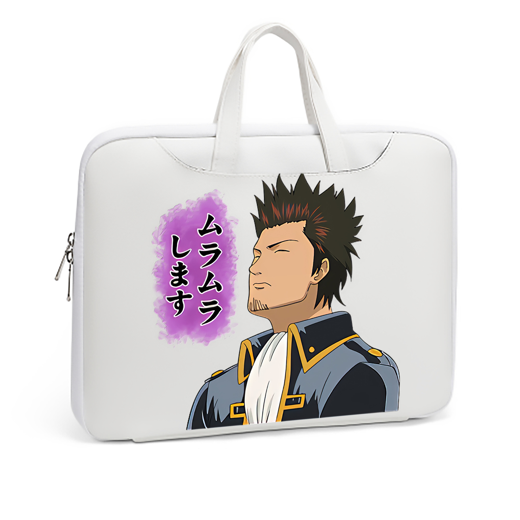 （画像用） ぎんたま 坂田銀時（さかたぎんとき） 神楽 志村新八（しむら しんぱち） GINTAMA Sakata Gintoki Kagura Shimura Shinpachi レザーラップトップバッグ　ノートパソコンケース