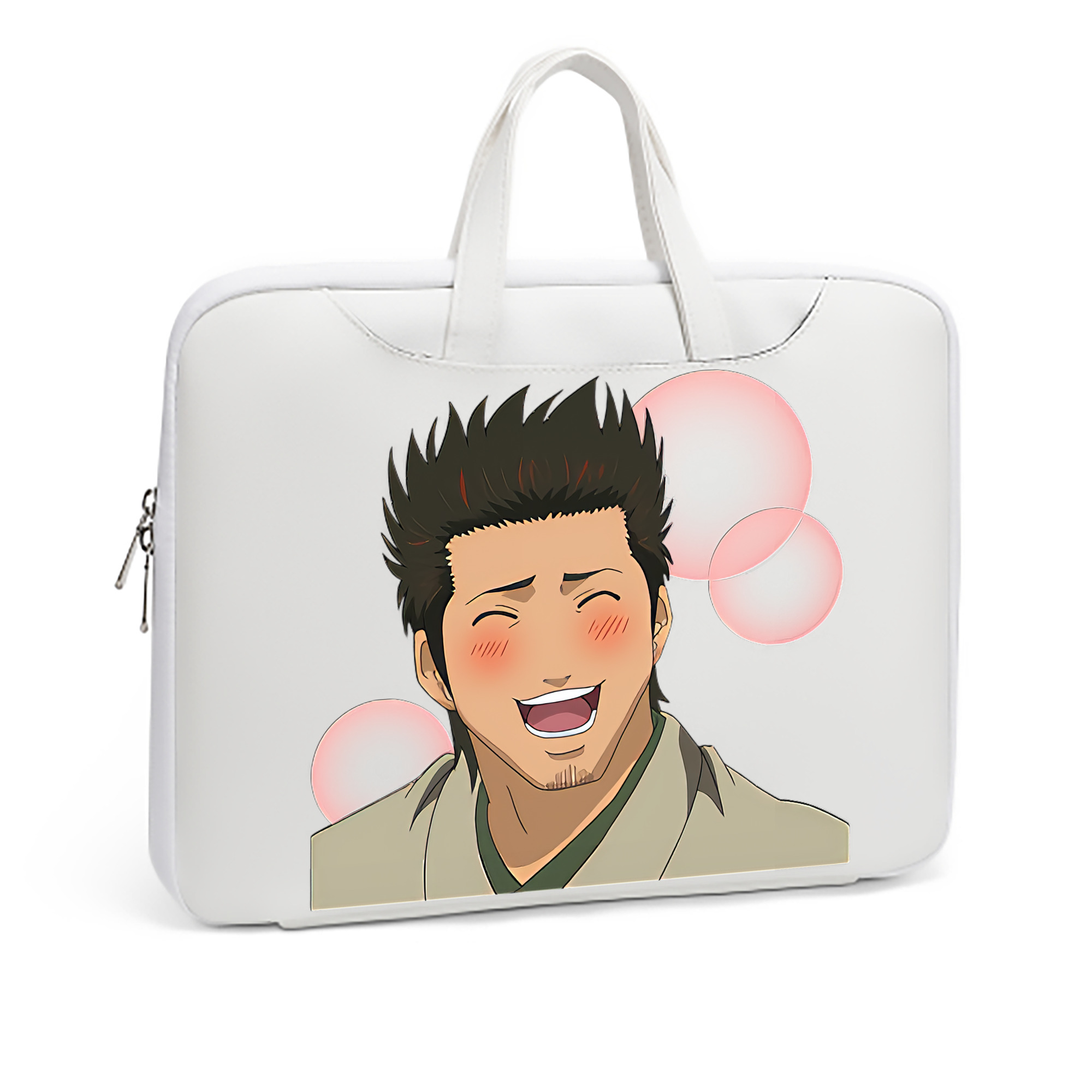 （画像用） ぎんたま 坂田銀時（さかたぎんとき） 神楽 志村新八（しむら しんぱち） GINTAMA Sakata Gintoki Kagura Shimura Shinpachi レザーラップトップバッグ　ノートパソコンケース