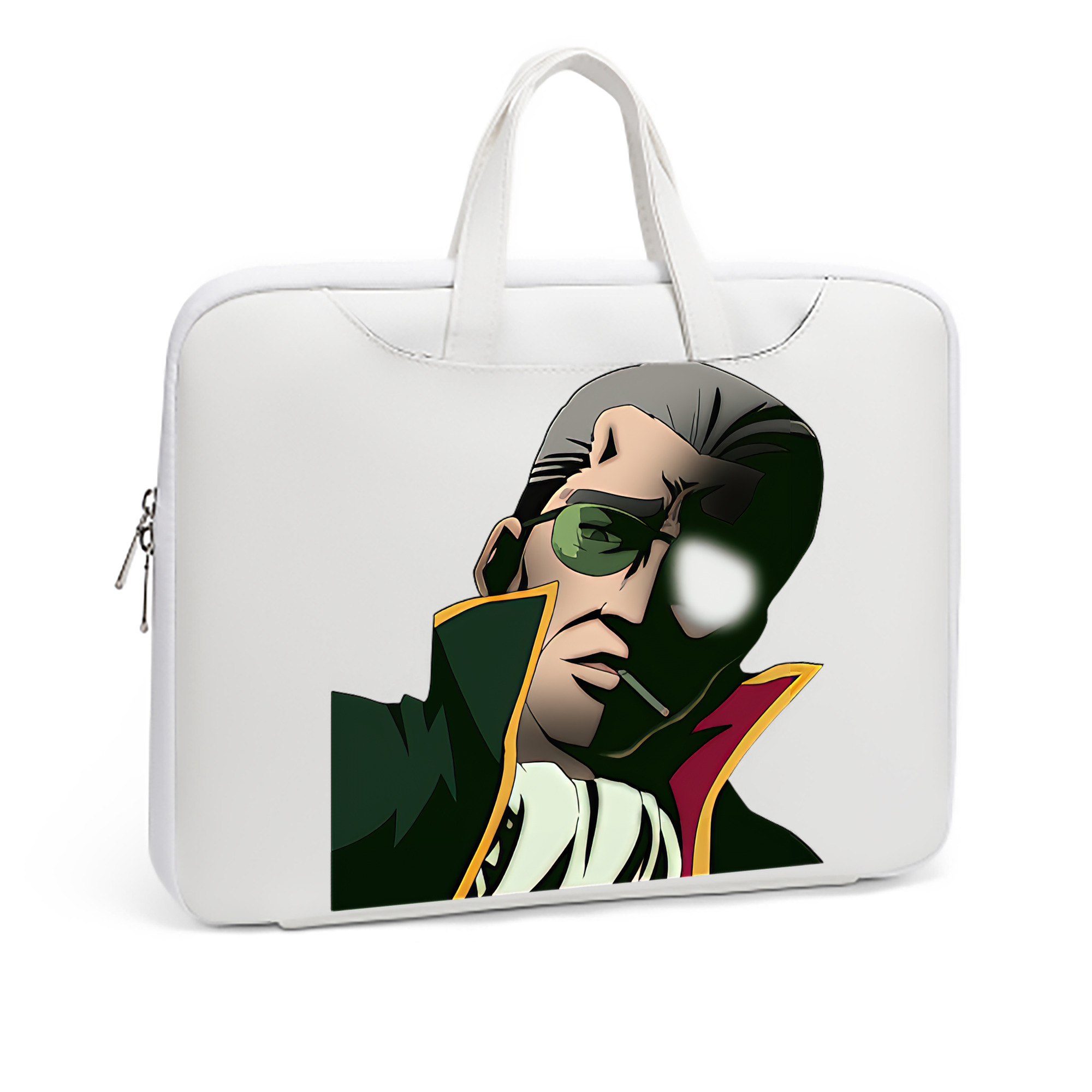 （画像用） ぎんたま 坂田銀時（さかたぎんとき） 神楽 志村新八（しむら しんぱち） GINTAMA Sakata Gintoki Kagura Shimura Shinpachi レザーラップトップバッグ　ノートパソコンケース