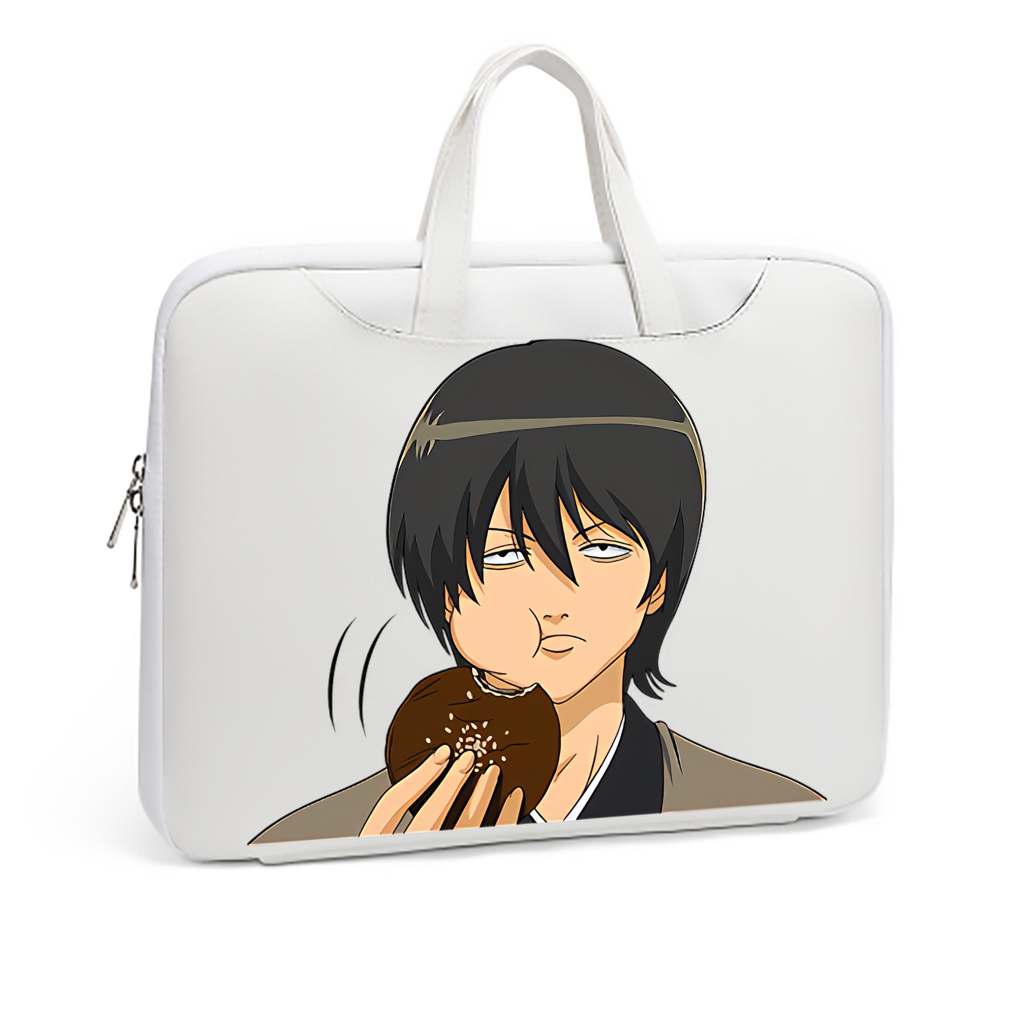 （画像用） ぎんたま 坂田銀時（さかたぎんとき） 神楽 志村新八（しむら しんぱち） GINTAMA Sakata Gintoki Kagura Shimura Shinpachi レザーラップトップバッグ　ノートパソコンケース
