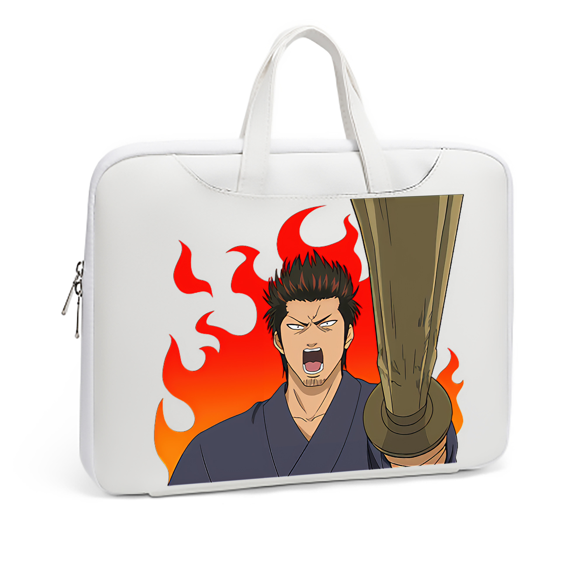 （画像用） ぎんたま 坂田銀時（さかたぎんとき） 神楽 志村新八（しむら しんぱち） GINTAMA Sakata Gintoki Kagura Shimura Shinpachi レザーラップトップバッグ　ノートパソコンケース