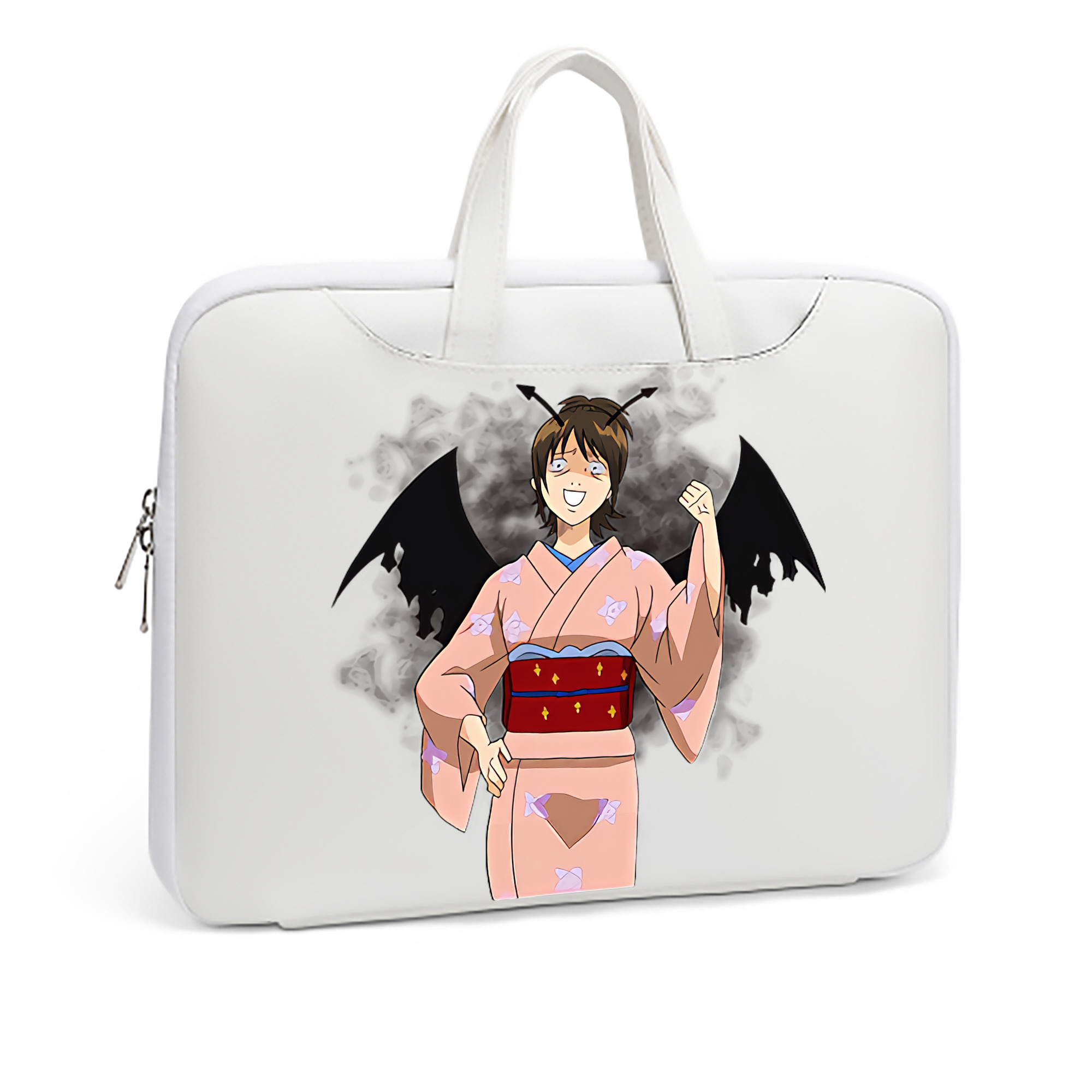 （画像用） ぎんたま 坂田銀時（さかたぎんとき） 神楽 志村新八（しむら しんぱち） GINTAMA Sakata Gintoki Kagura Shimura Shinpachi レザーラップトップバッグ　ノートパソコンケース