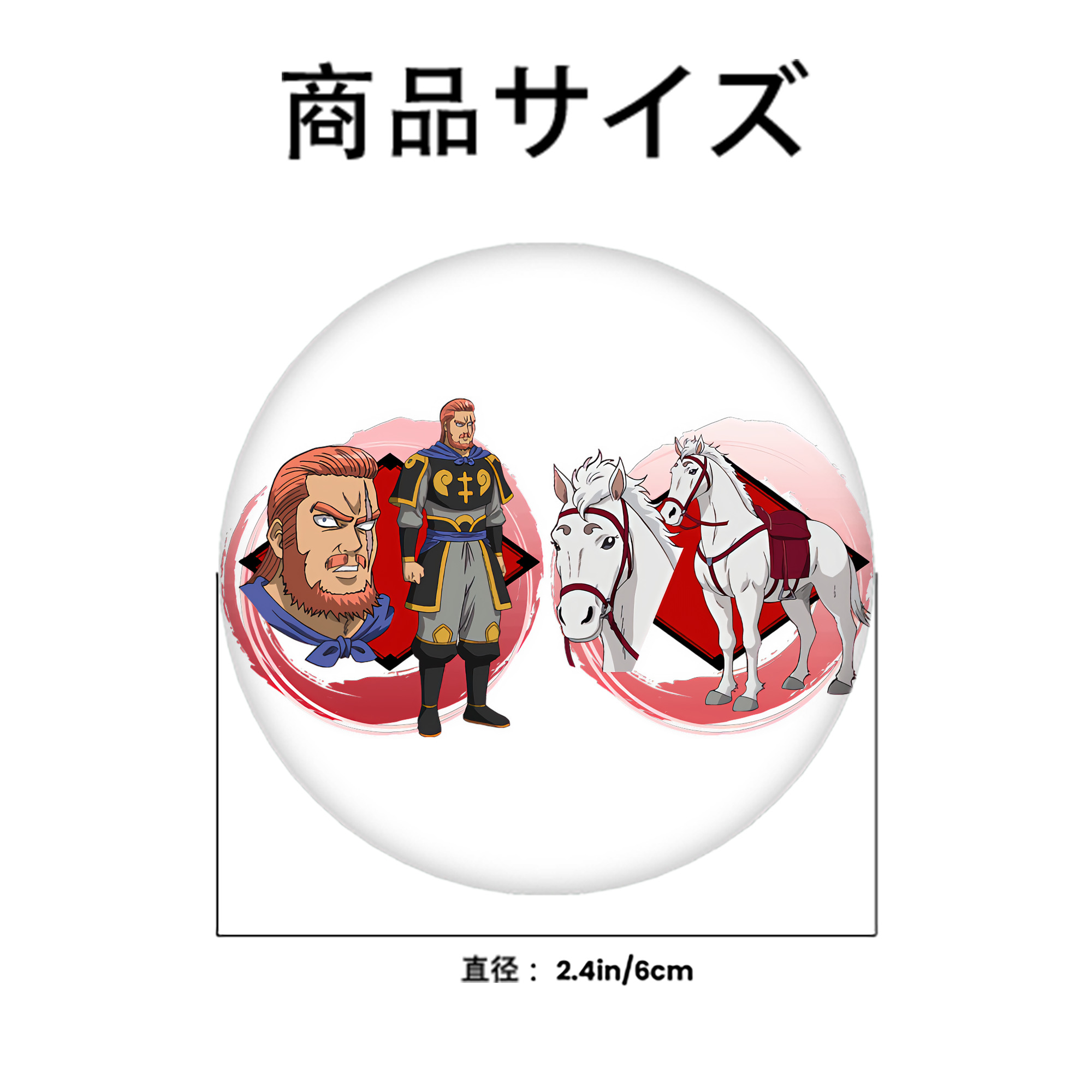 ぎんたま 坂田銀時（さかたぎんとき） 神楽 志村新八（しむら しんぱち） GINTAMA Sakata Gintoki Kagura Shimura Shinpachi 6cm 缶バッジ 複数セット