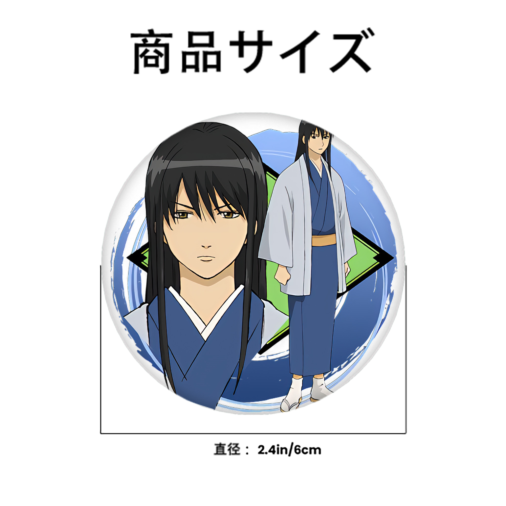 ぎんたま 坂田銀時（さかたぎんとき） 神楽 志村新八（しむら しんぱち） GINTAMA Sakata Gintoki Kagura Shimura Shinpachi 6cm 缶バッジ 複数セット