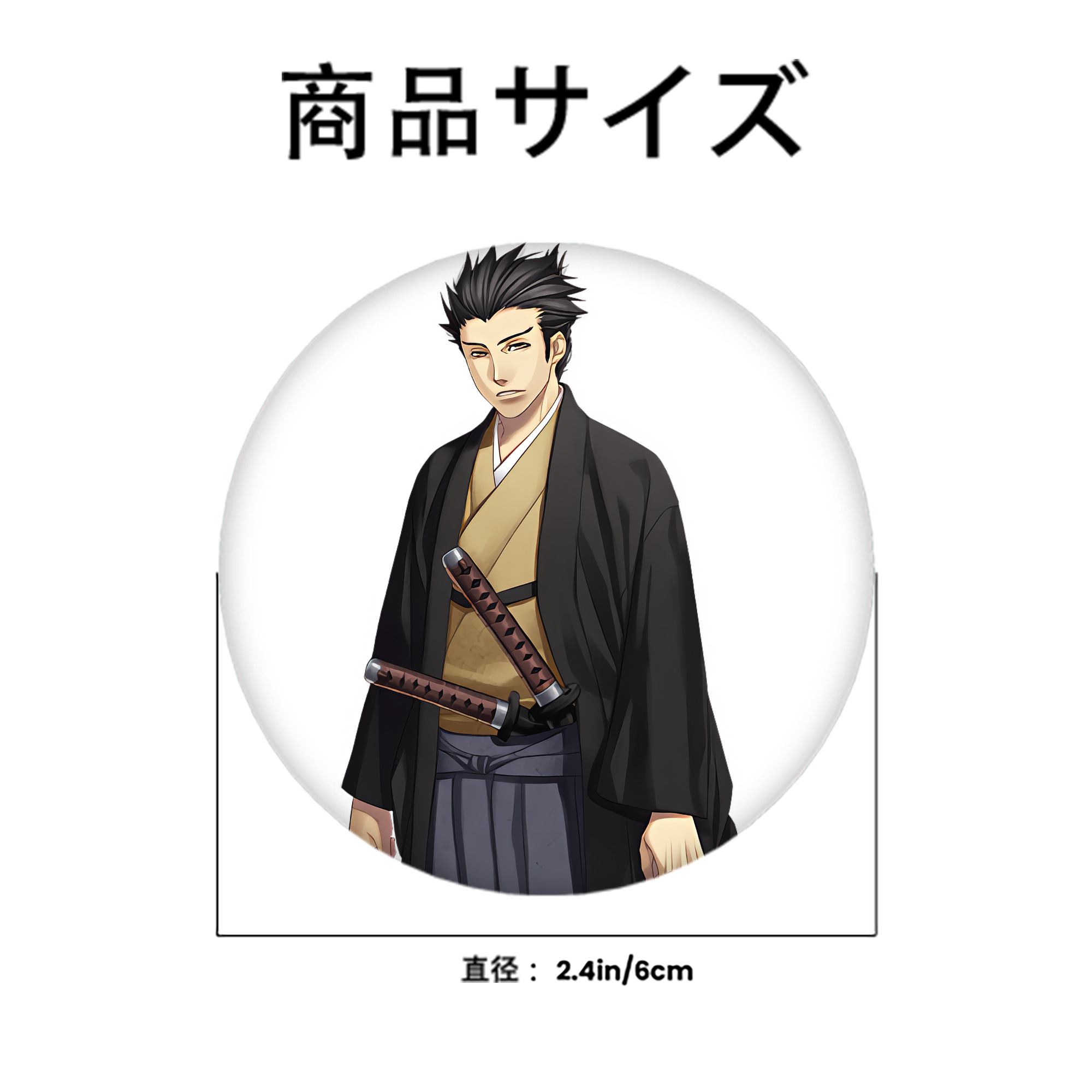 ぎんたま 坂田銀時（さかたぎんとき） 神楽 志村新八（しむら しんぱち） GINTAMA Sakata Gintoki Kagura Shimura Shinpachi 6cm 缶バッジ 複数セット