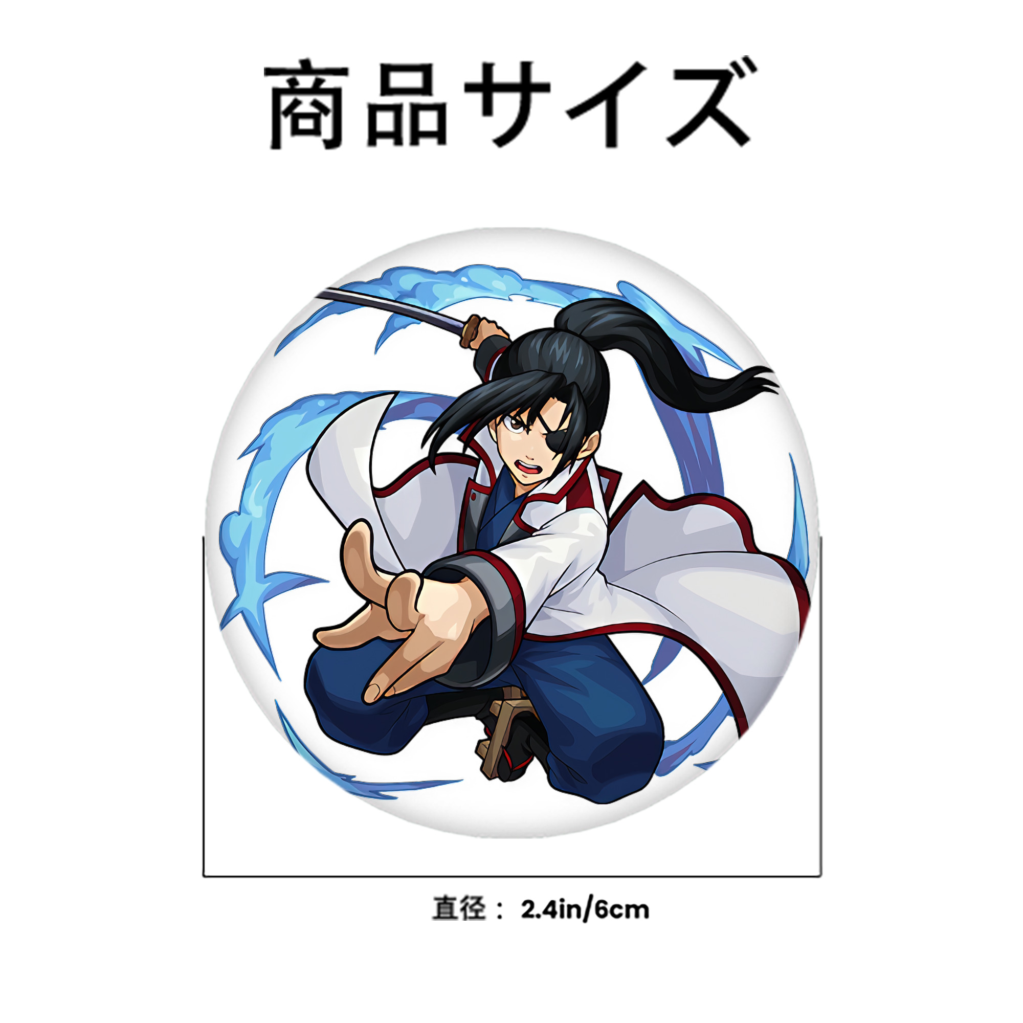 ぎんたま 坂田銀時（さかたぎんとき） 神楽 志村新八（しむら しんぱち） GINTAMA Sakata Gintoki Kagura Shimura Shinpachi 6cm 缶バッジ 複数セット
