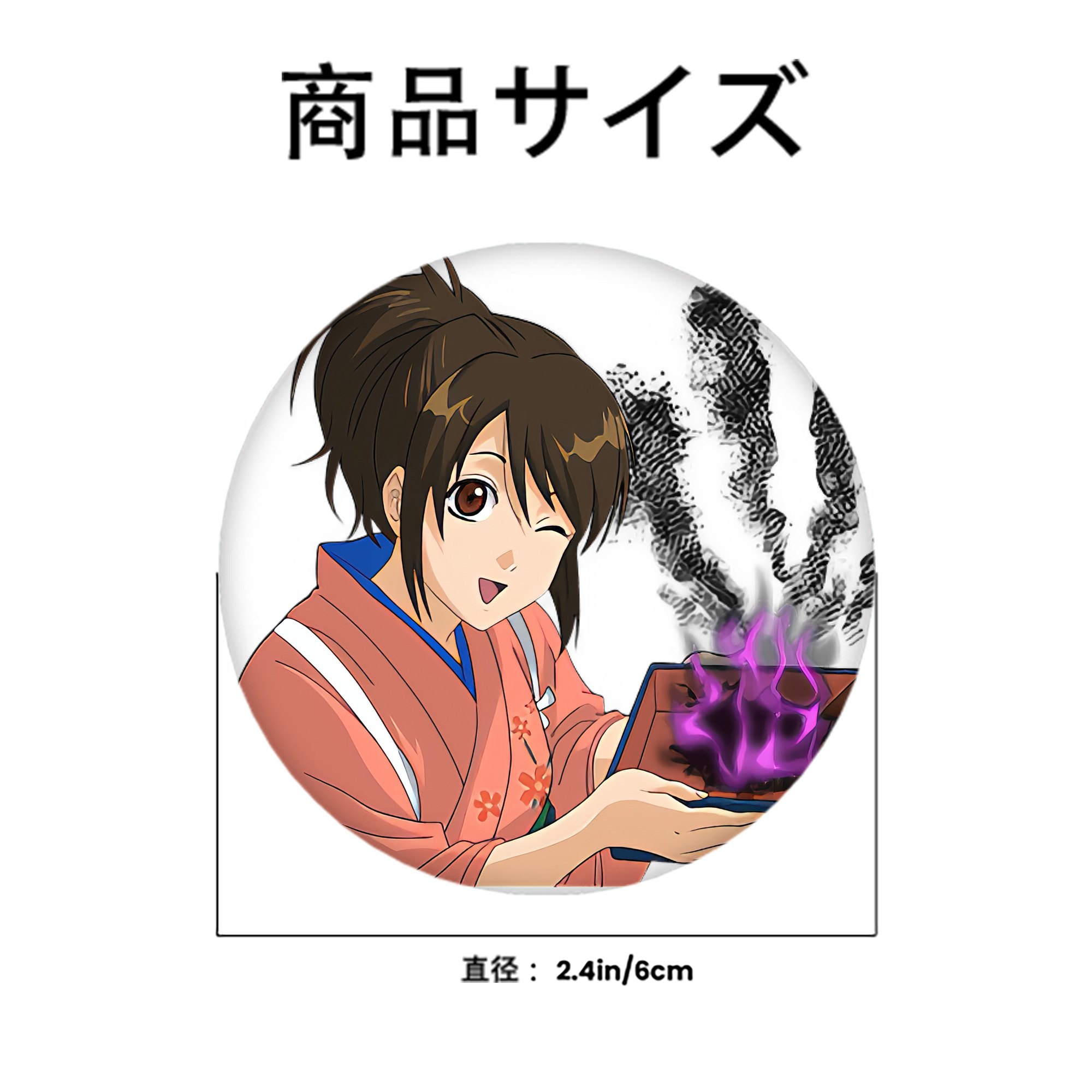 ぎんたま 坂田銀時（さかたぎんとき） 神楽 志村新八（しむら しんぱち） GINTAMA Sakata Gintoki Kagura Shimura Shinpachi 6cm 缶バッジ 複数セット