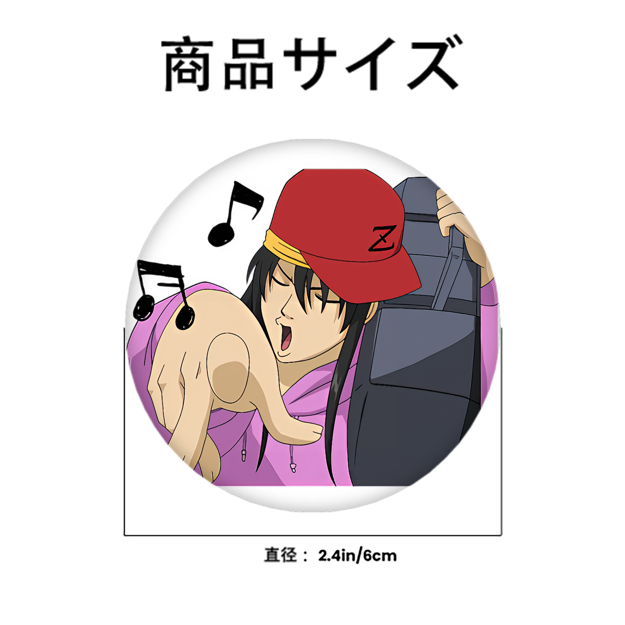 ぎんたま 坂田銀時（さかたぎんとき） 神楽 志村新八（しむら しんぱち） GINTAMA Sakata Gintoki Kagura Shimura Shinpachi 6cm 缶バッジ 複数セット