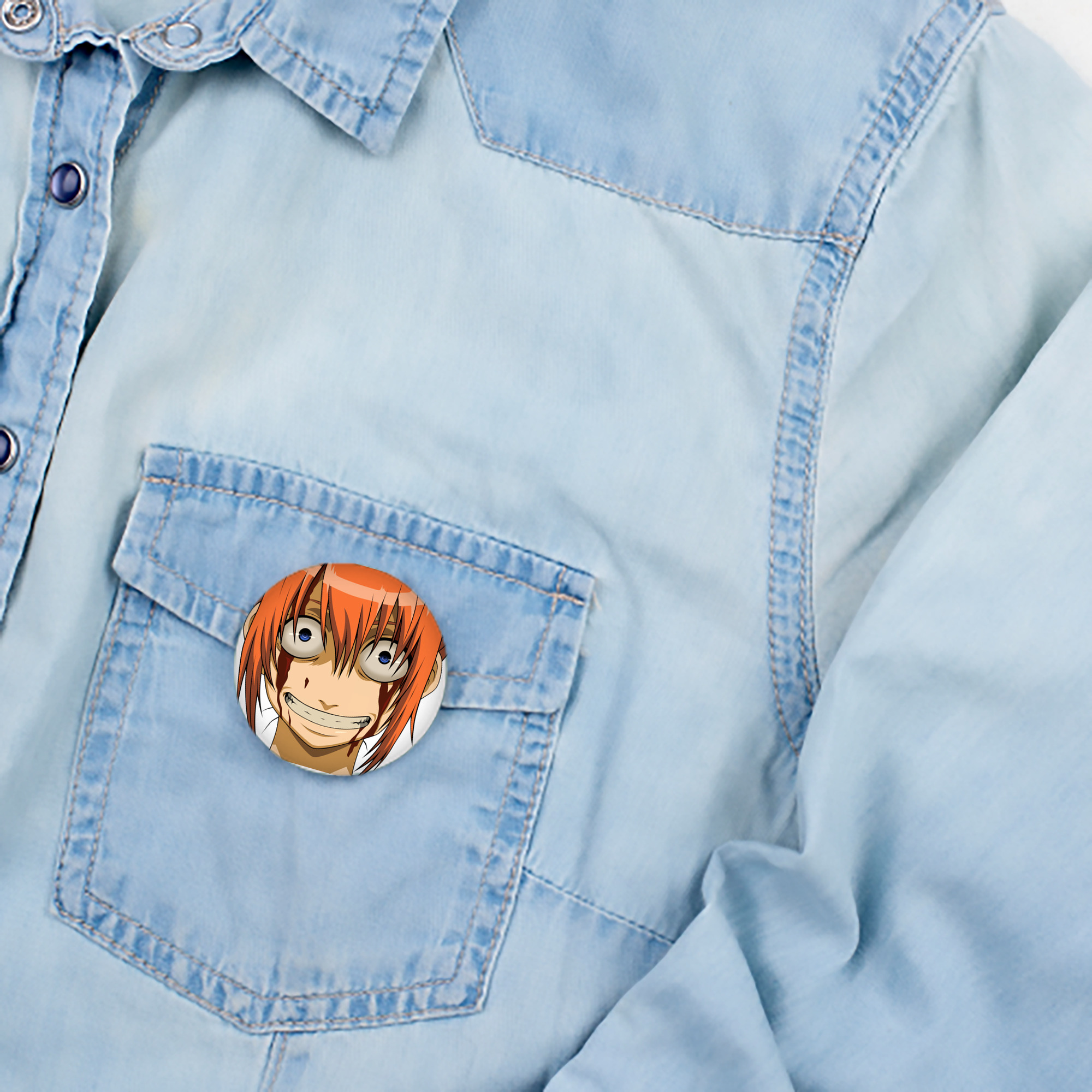 ぎんたま 坂田銀時（さかたぎんとき） 神楽 志村新八（しむら しんぱち） GINTAMA Sakata Gintoki Kagura Shimura Shinpachi 6cm 缶バッジ 複数セット