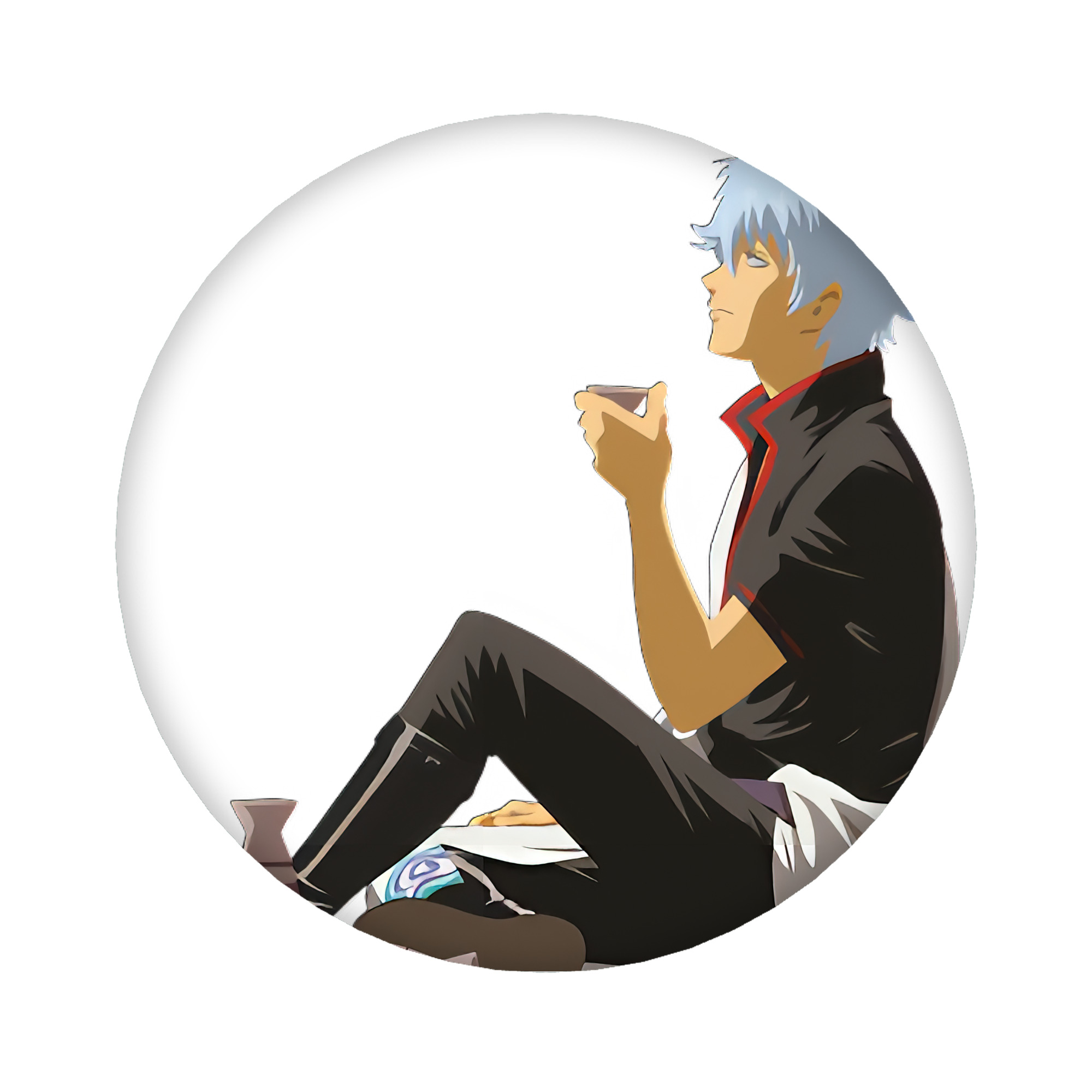 （画像用） ぎんたま 坂田銀時（さかたぎんとき） 神楽 志村新八（しむら しんぱち） GINTAMA Sakata Gintoki Kagura Shimura Shinpachi 6cm 缶バッジ 複数セット
