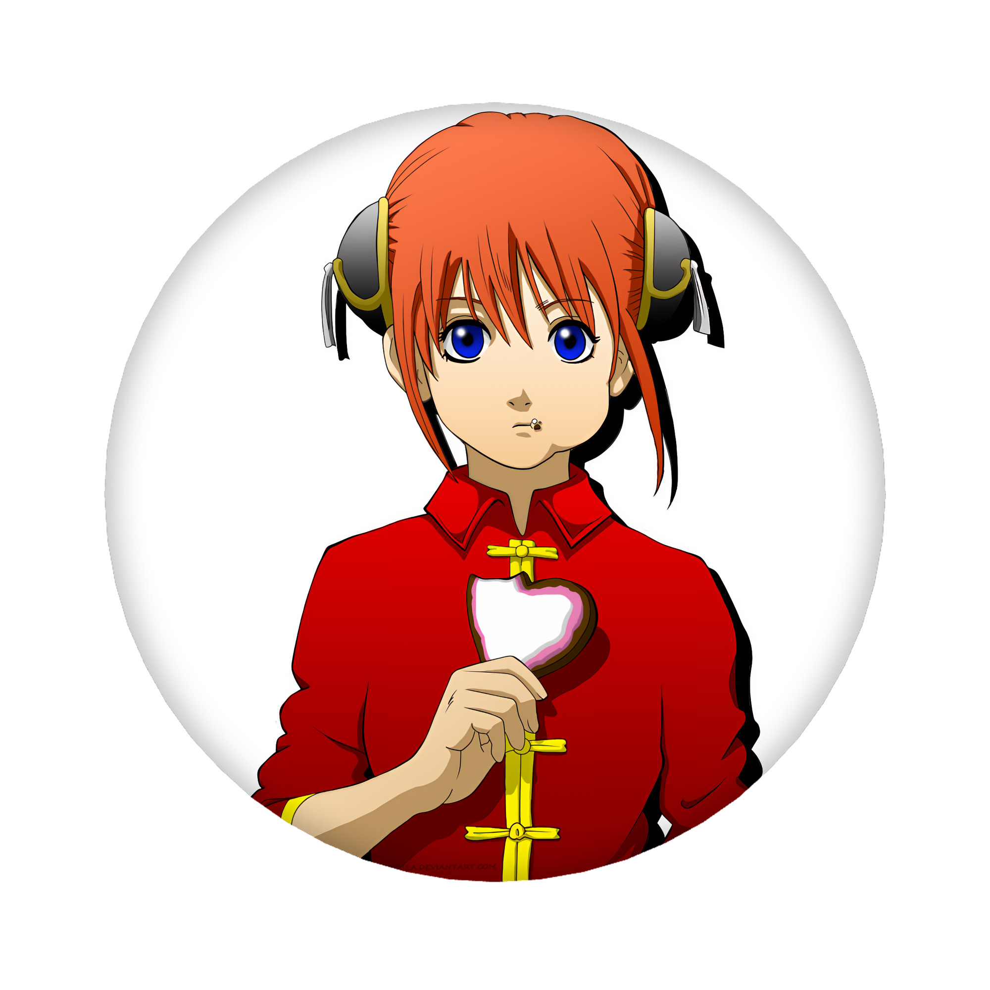 （画像用） ぎんたま 坂田銀時（さかたぎんとき） 神楽 志村新八（しむら しんぱち） GINTAMA Sakata Gintoki Kagura Shimura Shinpachi 6cm 缶バッジ 複数セット