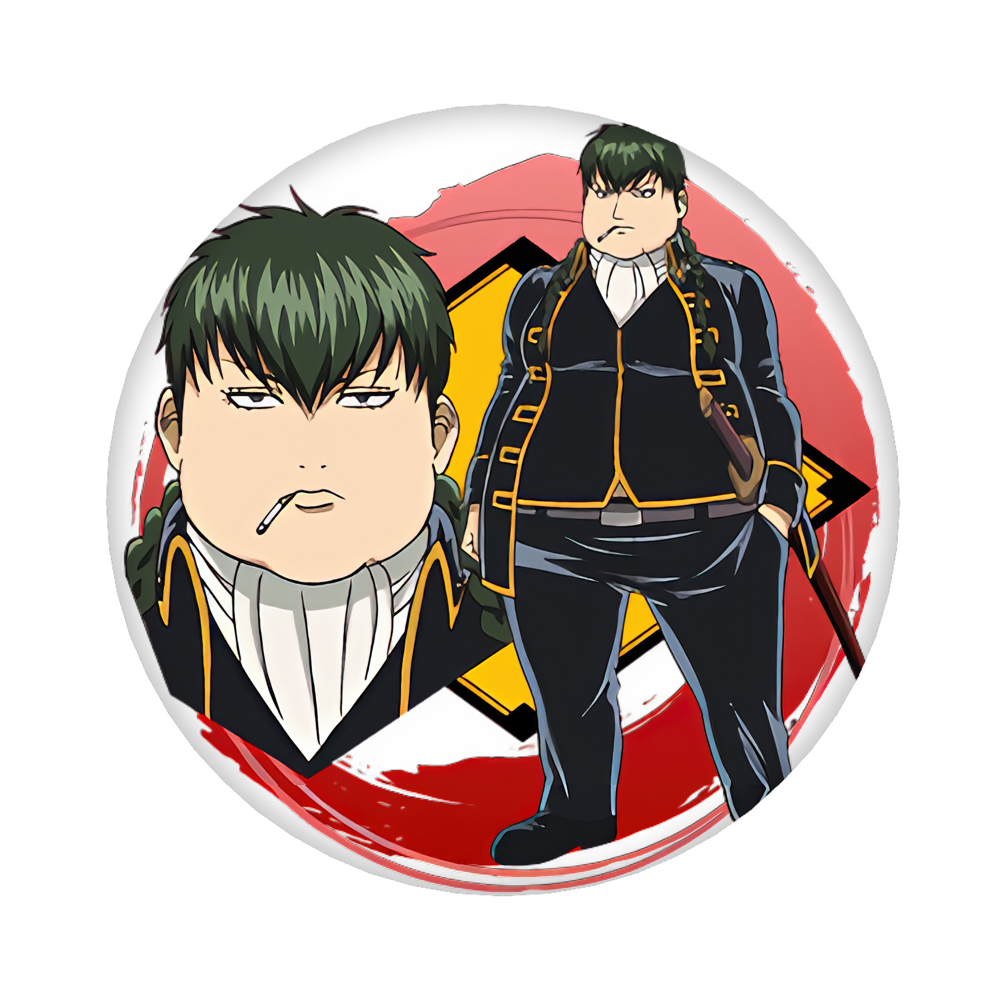（画像用） ぎんたま 坂田銀時（さかたぎんとき） 神楽 志村新八（しむら しんぱち） GINTAMA Sakata Gintoki Kagura Shimura Shinpachi 6cm 缶バッジ 複数セット