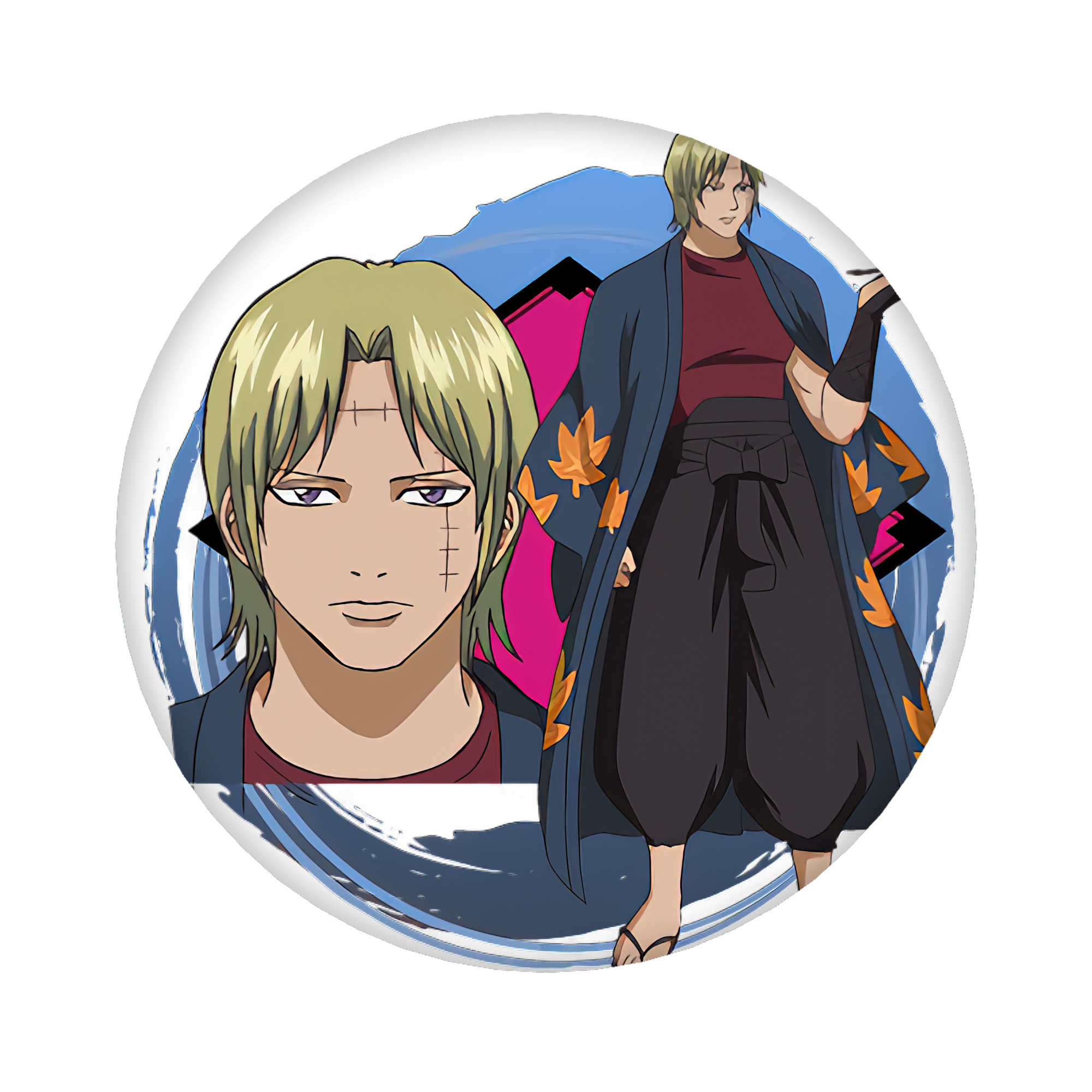 （画像用） ぎんたま 坂田銀時（さかたぎんとき） 神楽 志村新八（しむら しんぱち） GINTAMA Sakata Gintoki Kagura Shimura Shinpachi 6cm 缶バッジ 複数セット