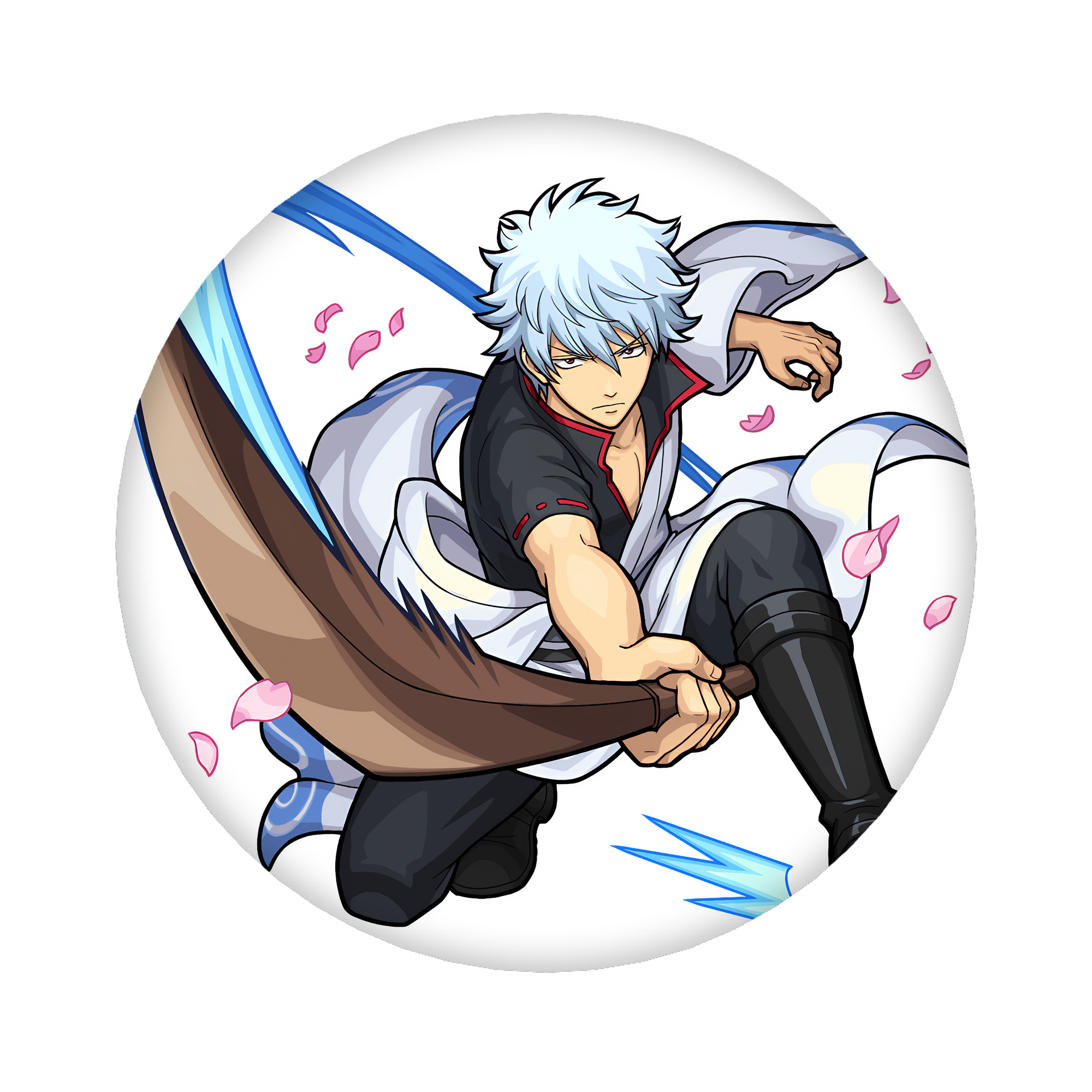 （画像用） ぎんたま 坂田銀時（さかたぎんとき） 神楽 志村新八（しむら しんぱち） GINTAMA Sakata Gintoki Kagura Shimura Shinpachi 6cm 缶バッジ 複数セット