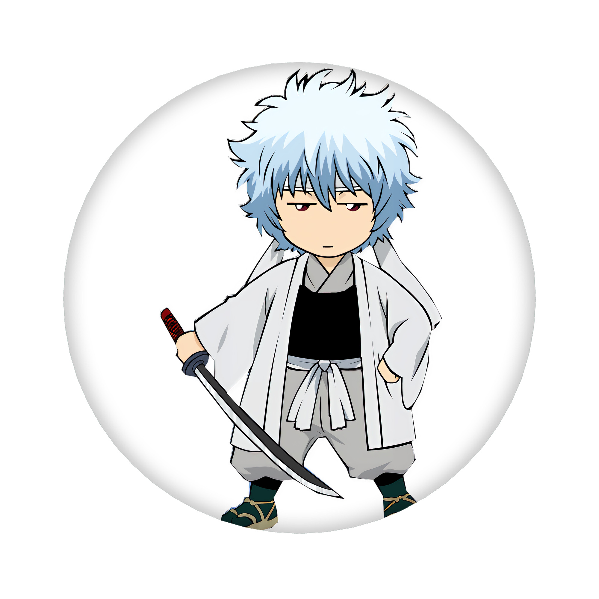 （画像用） ぎんたま 坂田銀時（さかたぎんとき） 神楽 志村新八（しむら しんぱち） GINTAMA Sakata Gintoki Kagura Shimura Shinpachi 6cm 缶バッジ 複数セット