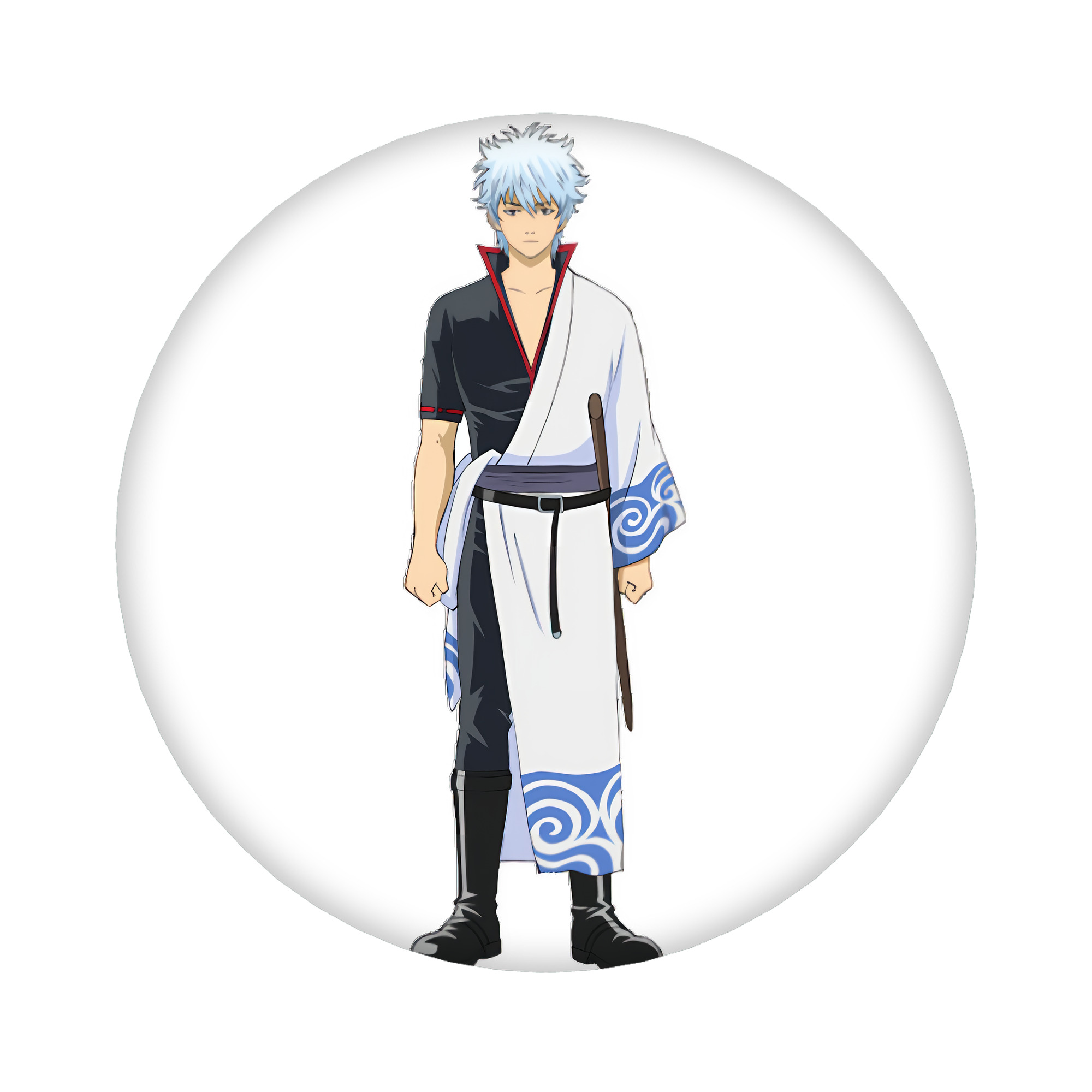 （画像用） ぎんたま 坂田銀時（さかたぎんとき） 神楽 志村新八（しむら しんぱち） GINTAMA Sakata Gintoki Kagura Shimura Shinpachi 6cm 缶バッジ 複数セット