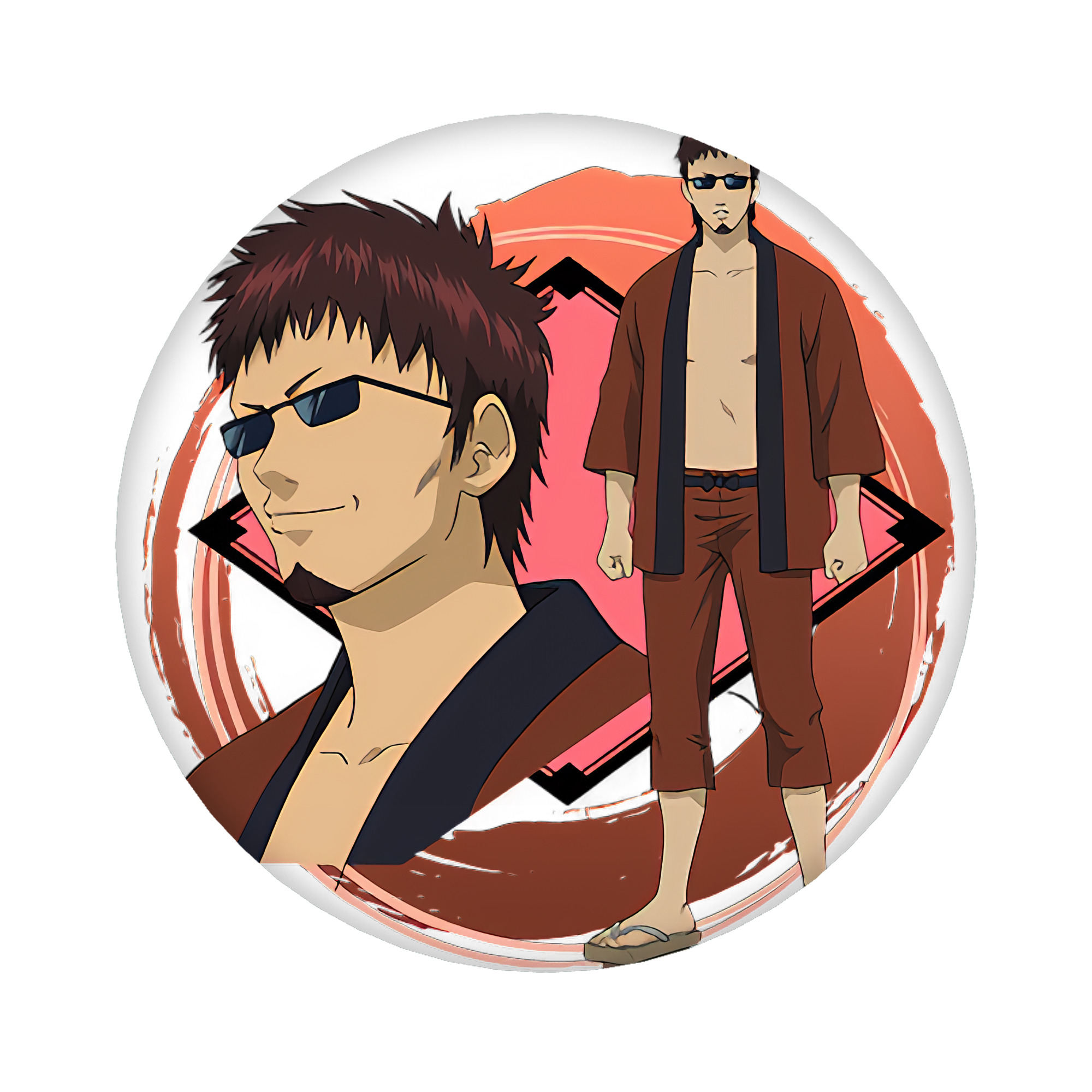 （画像用） ぎんたま 坂田銀時（さかたぎんとき） 神楽 志村新八（しむら しんぱち） GINTAMA Sakata Gintoki Kagura Shimura Shinpachi 6cm 缶バッジ 複数セット
