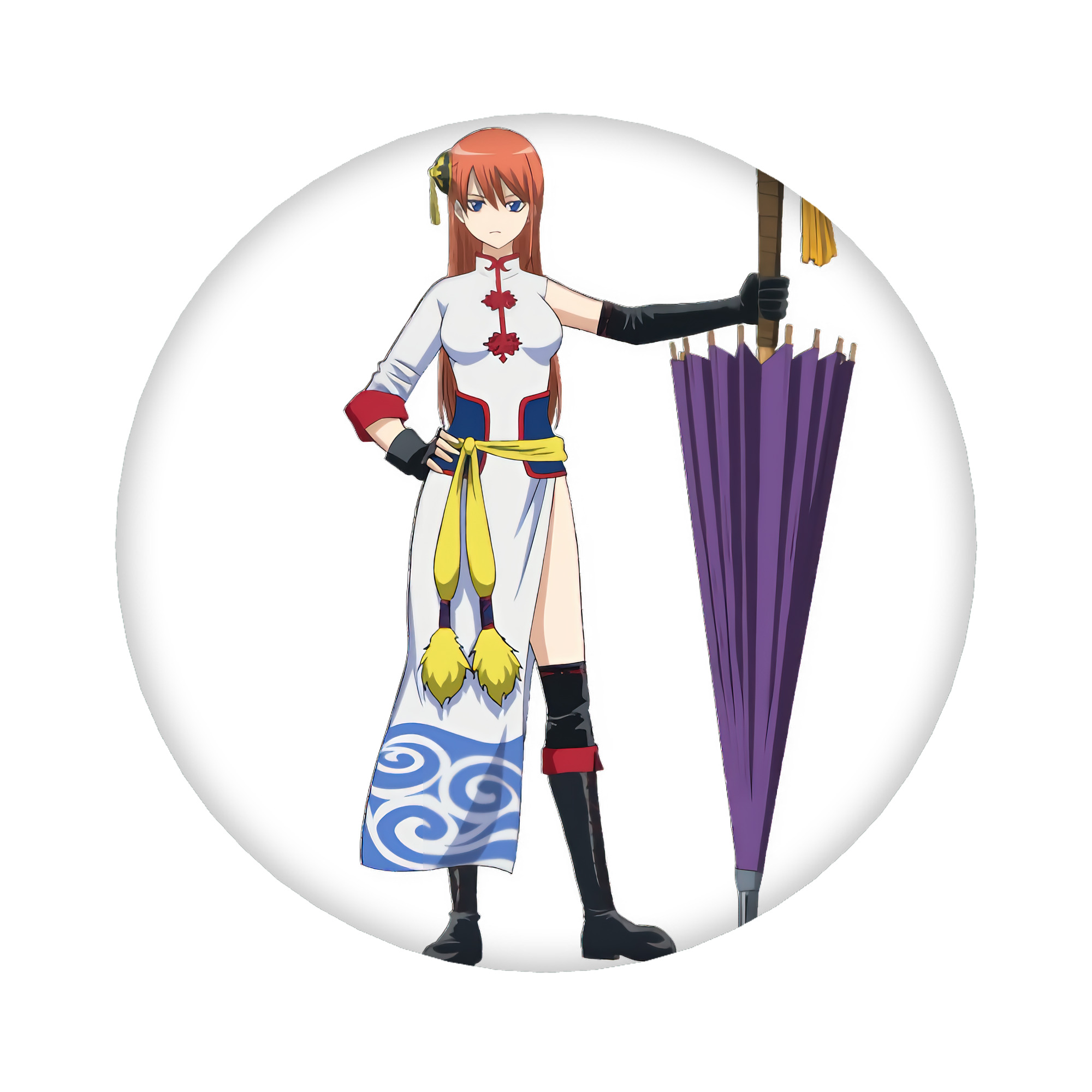 （画像用） ぎんたま 坂田銀時（さかたぎんとき） 神楽 志村新八（しむら しんぱち） GINTAMA Sakata Gintoki Kagura Shimura Shinpachi 6cm 缶バッジ 複数セット