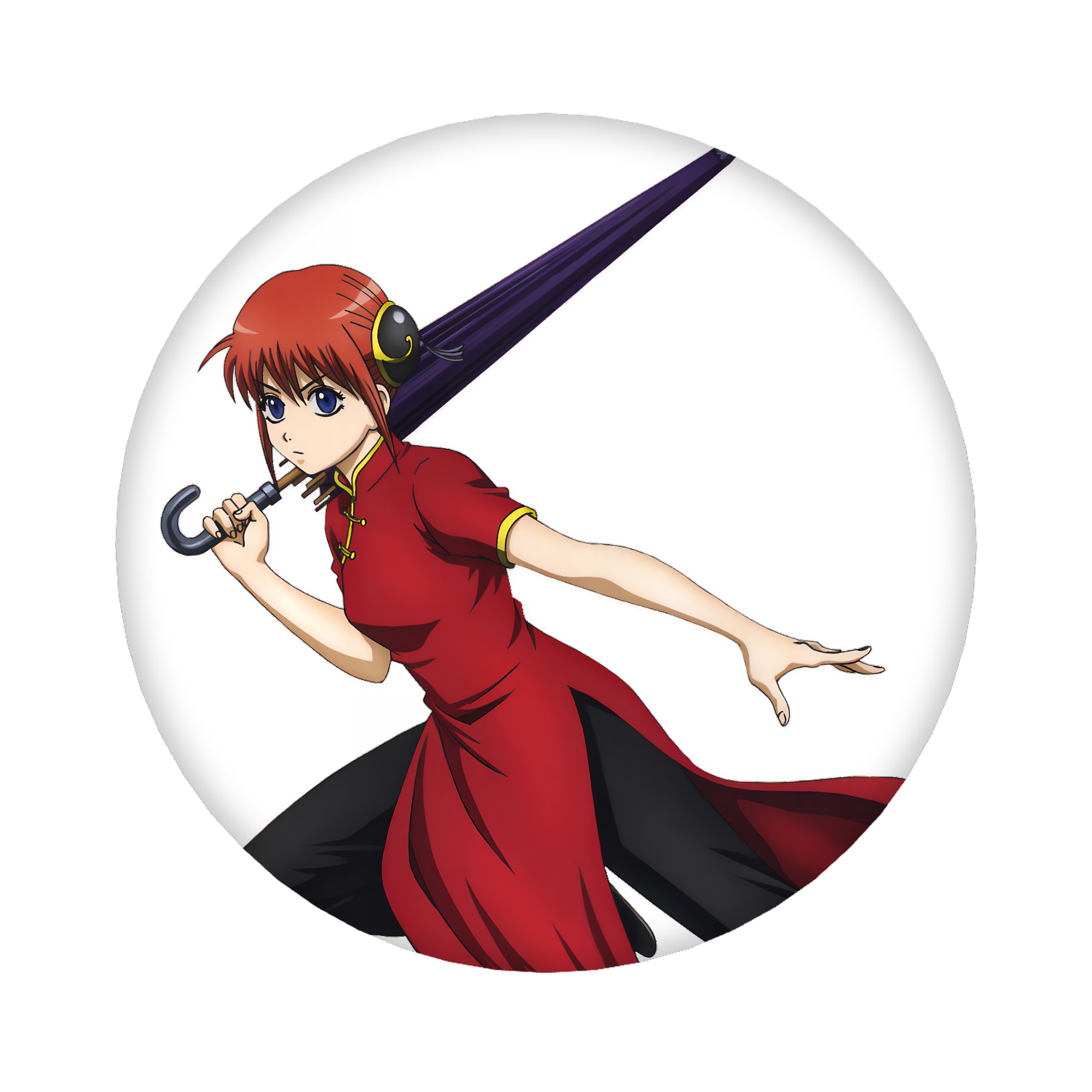 （画像用） ぎんたま 坂田銀時（さかたぎんとき） 神楽 志村新八（しむら しんぱち） GINTAMA Sakata Gintoki Kagura Shimura Shinpachi 6cm 缶バッジ 複数セット