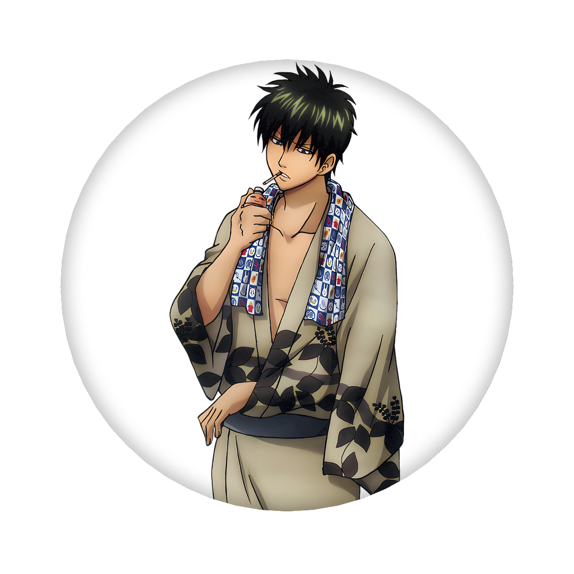 （画像用） ぎんたま 坂田銀時（さかたぎんとき） 神楽 志村新八（しむら しんぱち） GINTAMA Sakata Gintoki Kagura Shimura Shinpachi 6cm 缶バッジ 複数セット