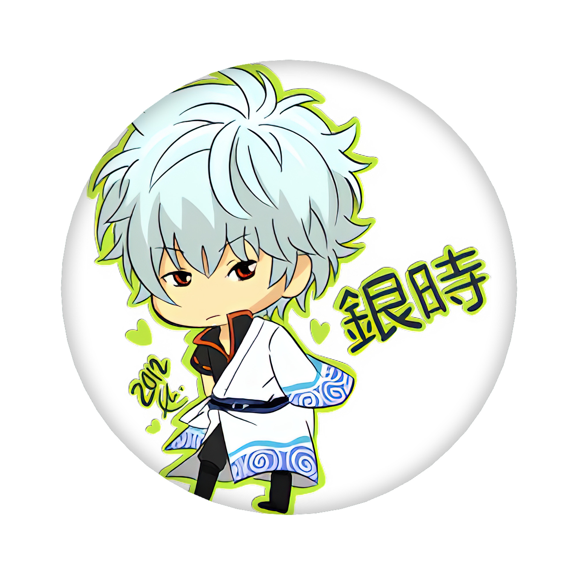 （画像用） ぎんたま 坂田銀時（さかたぎんとき） 神楽 志村新八（しむら しんぱち） GINTAMA Sakata Gintoki Kagura Shimura Shinpachi 6cm 缶バッジ 複数セット