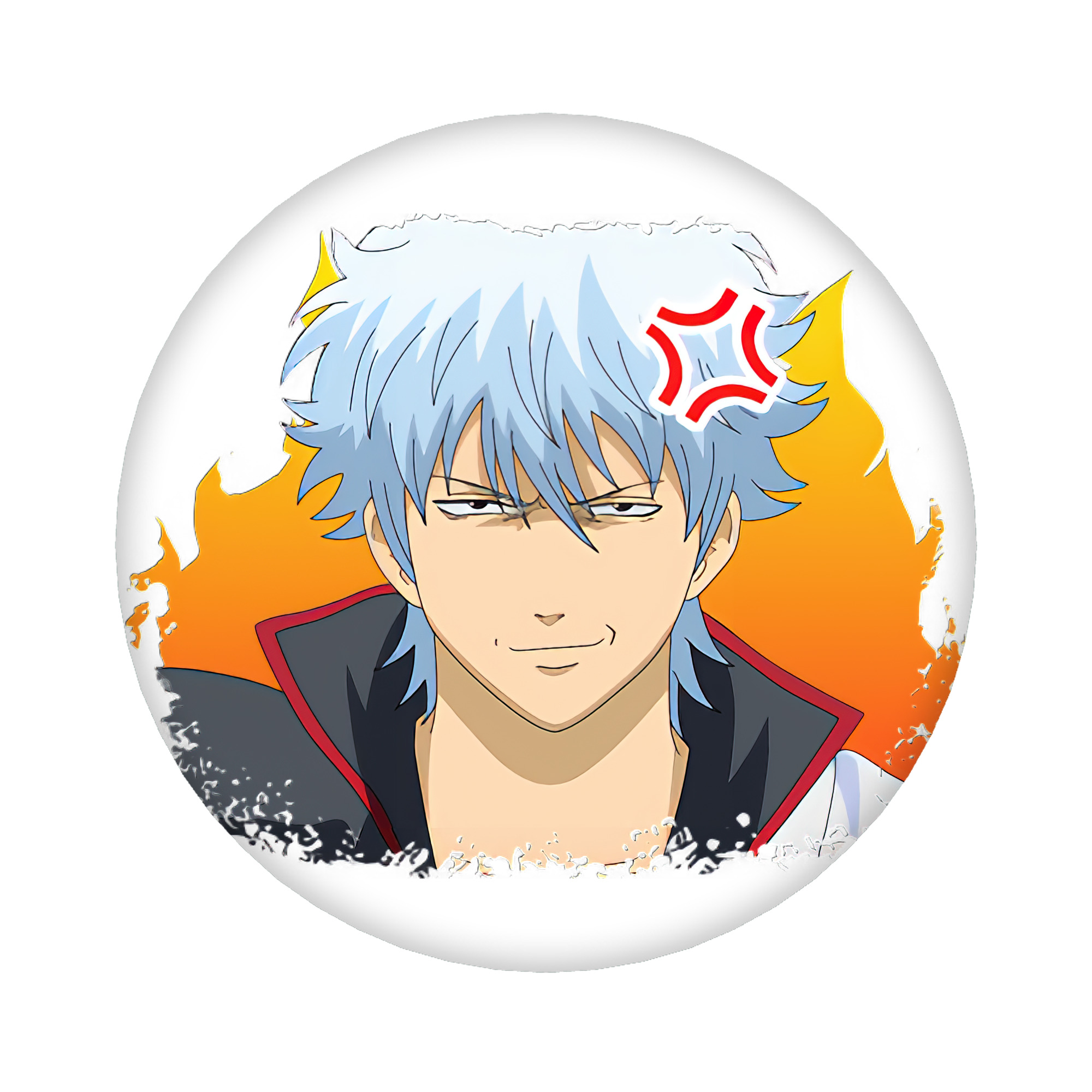 （画像用） ぎんたま 坂田銀時（さかたぎんとき） 神楽 志村新八（しむら しんぱち） GINTAMA Sakata Gintoki Kagura Shimura Shinpachi 6cm 缶バッジ 複数セット