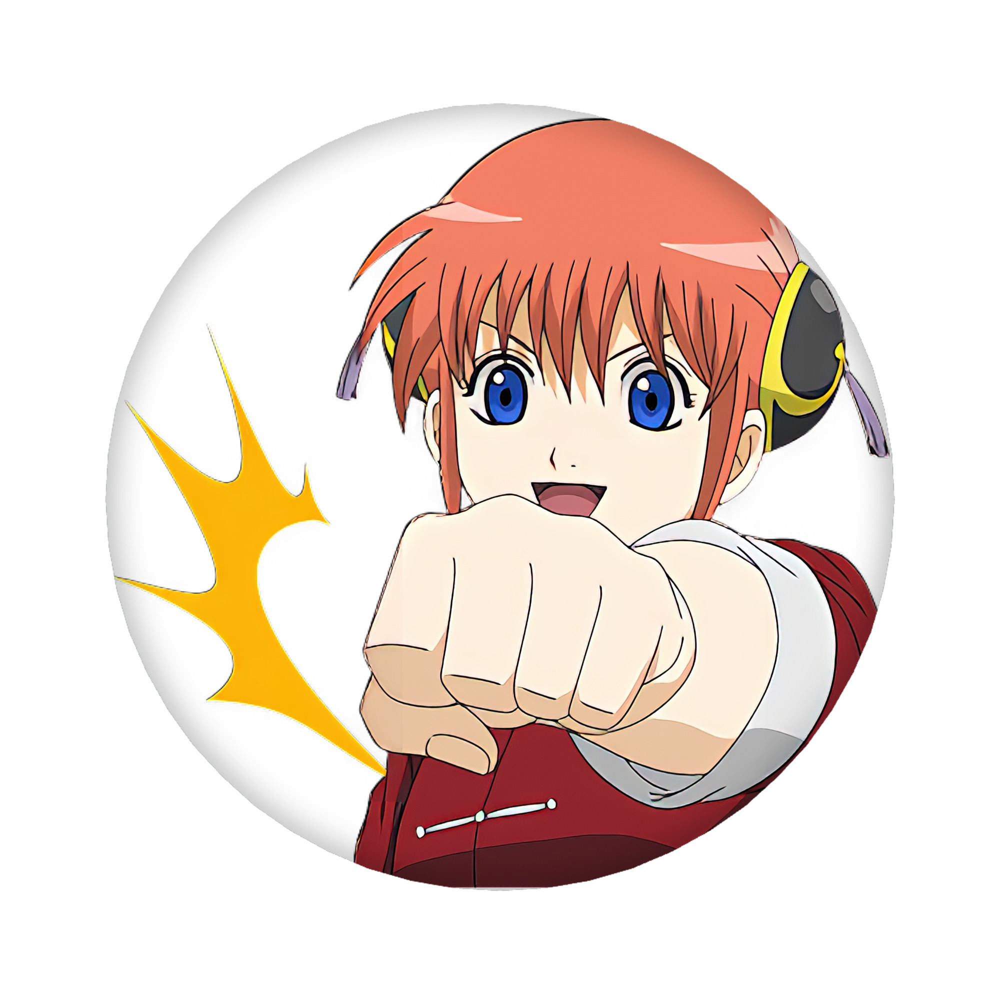 （画像用） ぎんたま 坂田銀時（さかたぎんとき） 神楽 志村新八（しむら しんぱち） GINTAMA Sakata Gintoki Kagura Shimura Shinpachi 6cm 缶バッジ 複数セット