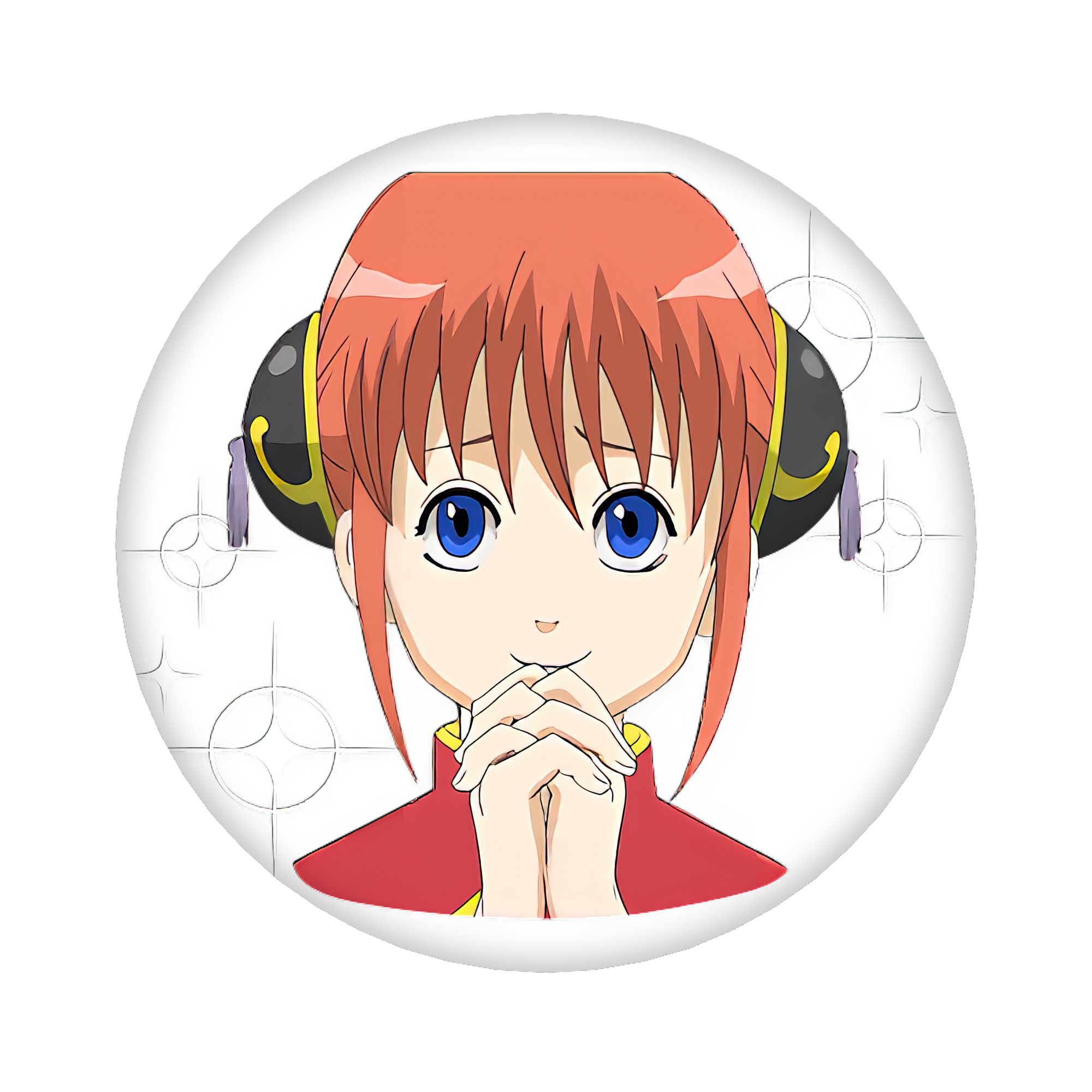 （画像用） ぎんたま 坂田銀時（さかたぎんとき） 神楽 志村新八（しむら しんぱち） GINTAMA Sakata Gintoki Kagura Shimura Shinpachi 6cm 缶バッジ 複数セット