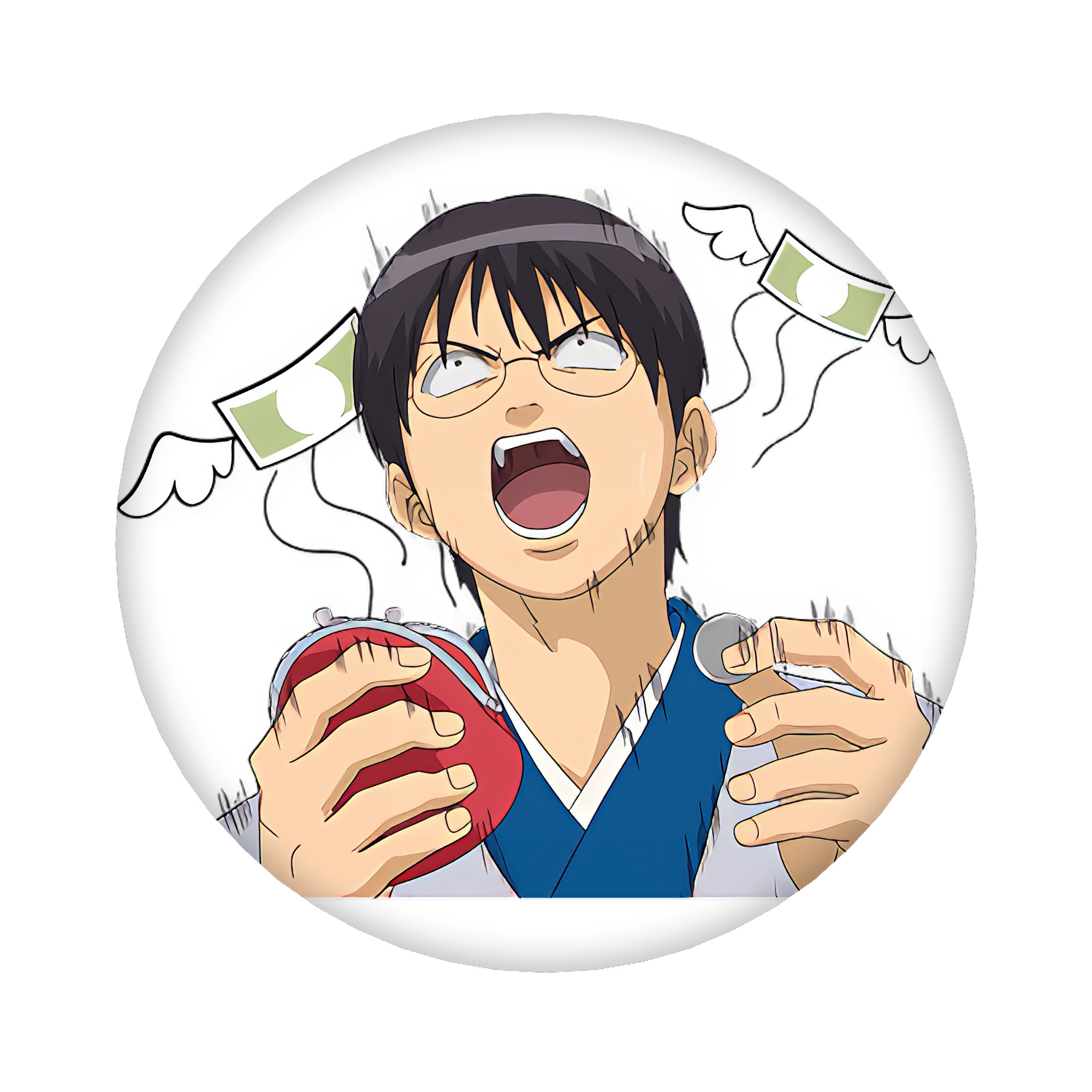 （画像用） ぎんたま 坂田銀時（さかたぎんとき） 神楽 志村新八（しむら しんぱち） GINTAMA Sakata Gintoki Kagura Shimura Shinpachi 6cm 缶バッジ 複数セット