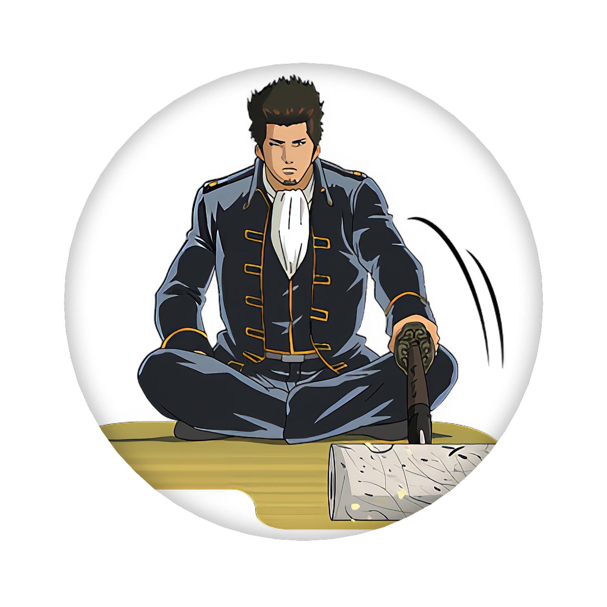 （画像用） ぎんたま 坂田銀時（さかたぎんとき） 神楽 志村新八（しむら しんぱち） GINTAMA Sakata Gintoki Kagura Shimura Shinpachi 6cm 缶バッジ 複数セット