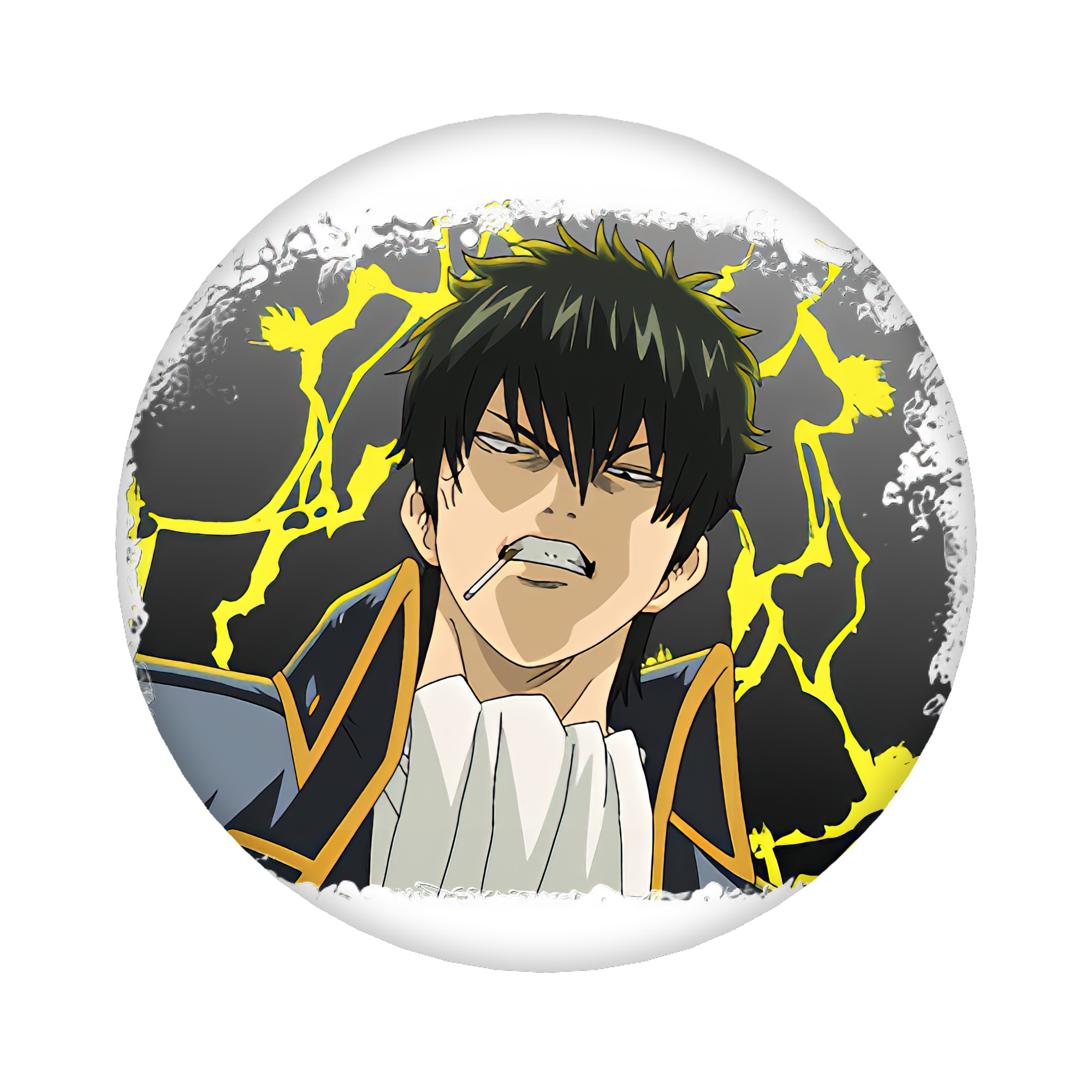 （画像用） ぎんたま 坂田銀時（さかたぎんとき） 神楽 志村新八（しむら しんぱち） GINTAMA Sakata Gintoki Kagura Shimura Shinpachi 6cm 缶バッジ 複数セット