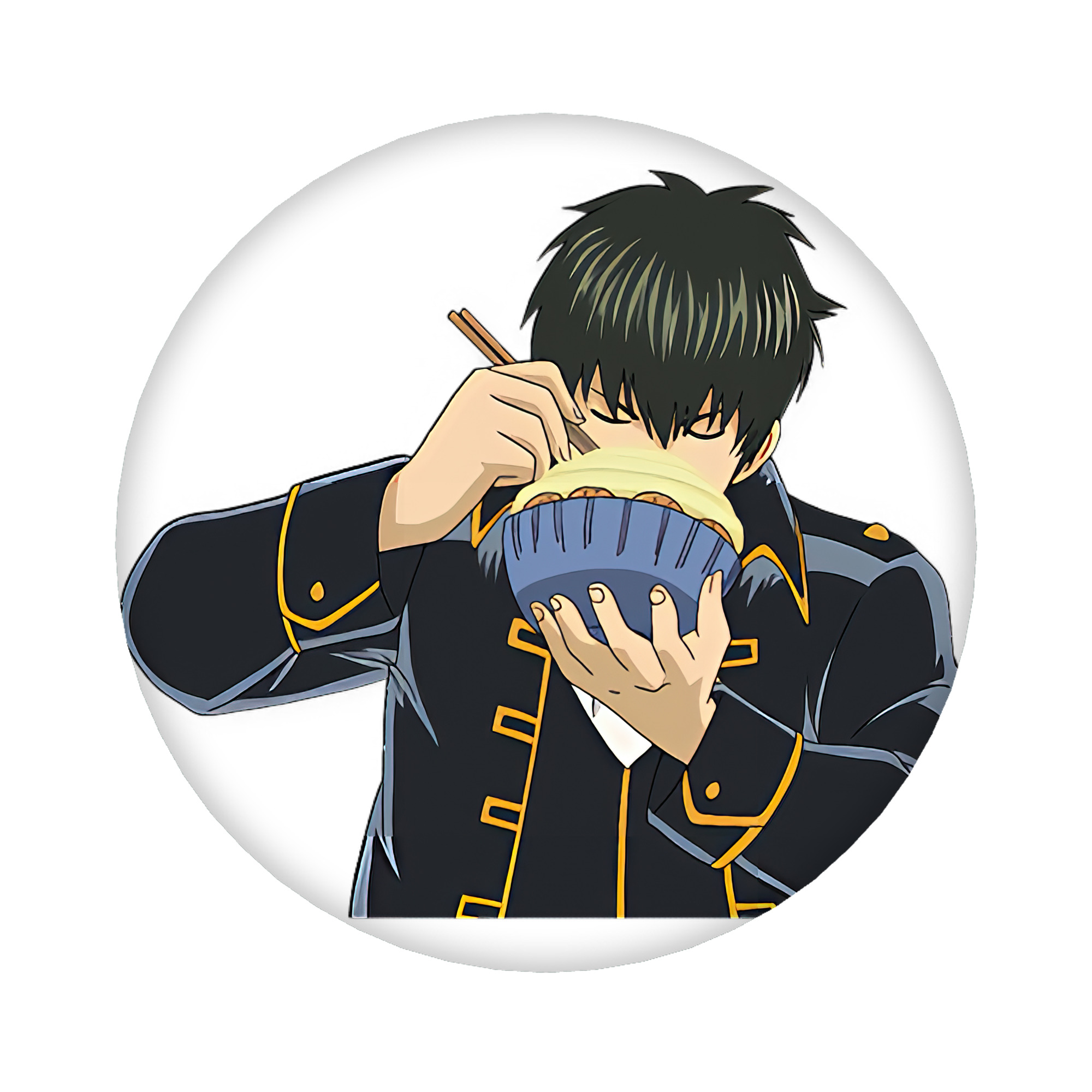 （画像用） ぎんたま 坂田銀時（さかたぎんとき） 神楽 志村新八（しむら しんぱち） GINTAMA Sakata Gintoki Kagura Shimura Shinpachi 6cm 缶バッジ 複数セット