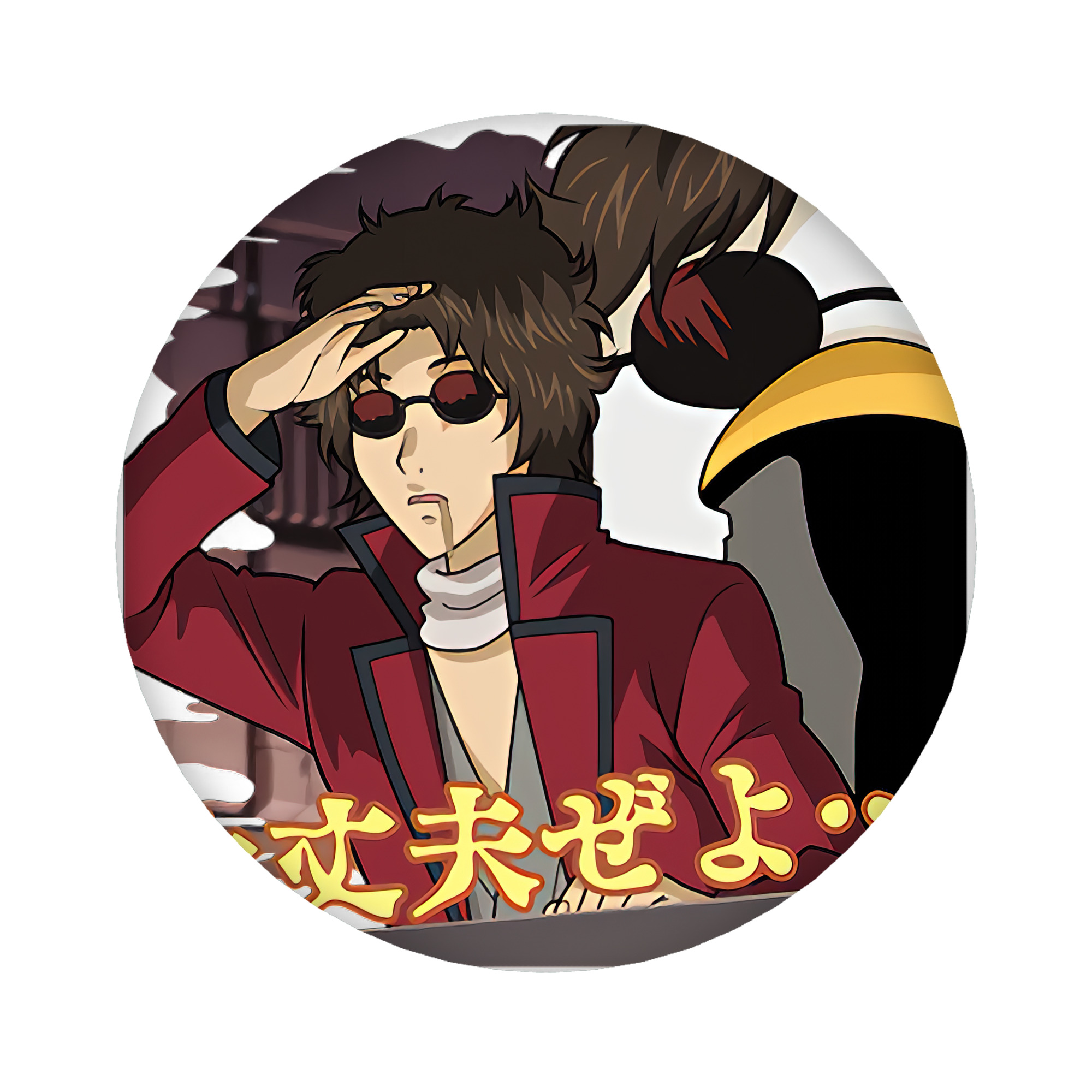 （画像用） ぎんたま 坂田銀時（さかたぎんとき） 神楽 志村新八（しむら しんぱち） GINTAMA Sakata Gintoki Kagura Shimura Shinpachi 6cm 缶バッジ 複数セット