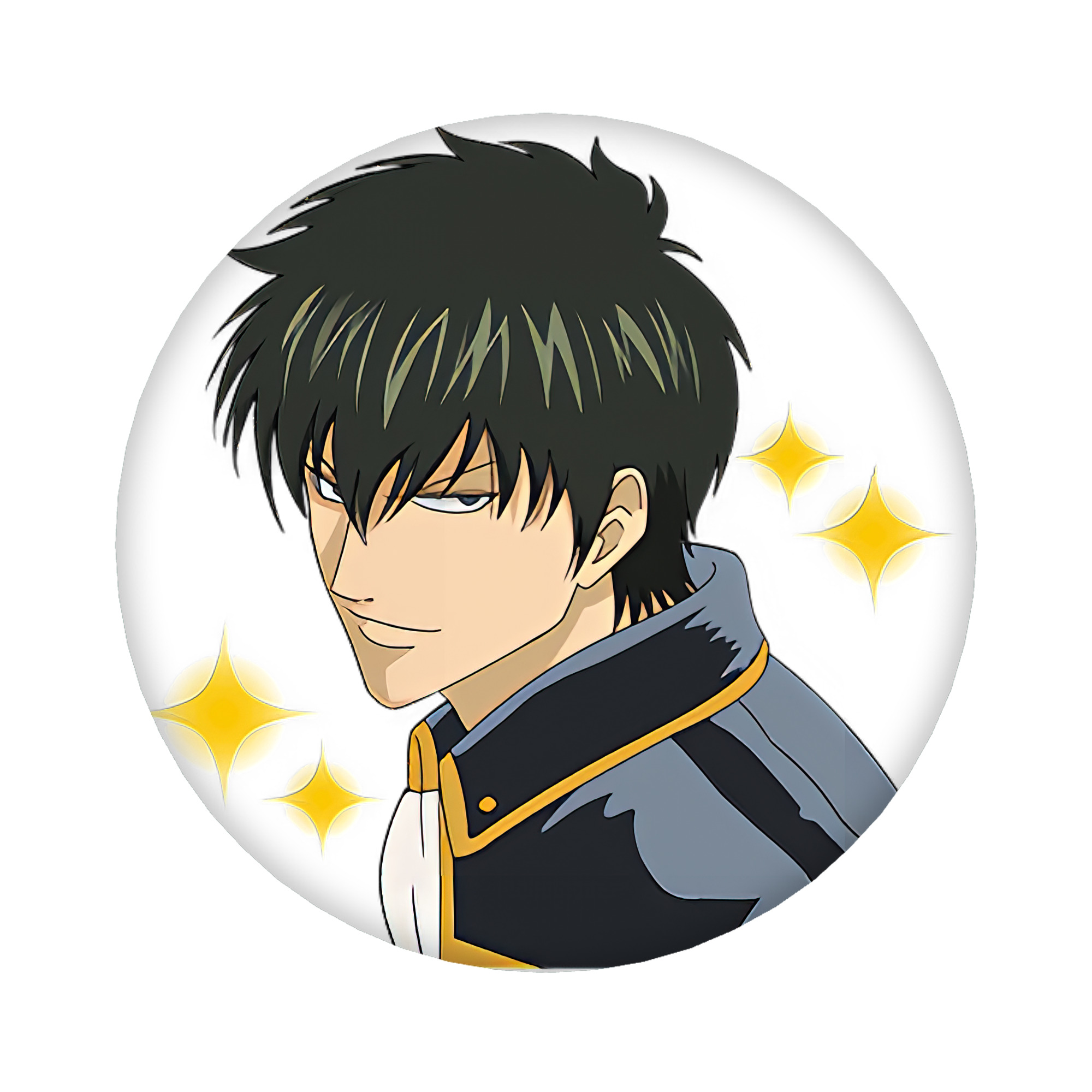 （画像用） ぎんたま 坂田銀時（さかたぎんとき） 神楽 志村新八（しむら しんぱち） GINTAMA Sakata Gintoki Kagura Shimura Shinpachi 6cm 缶バッジ 複数セット