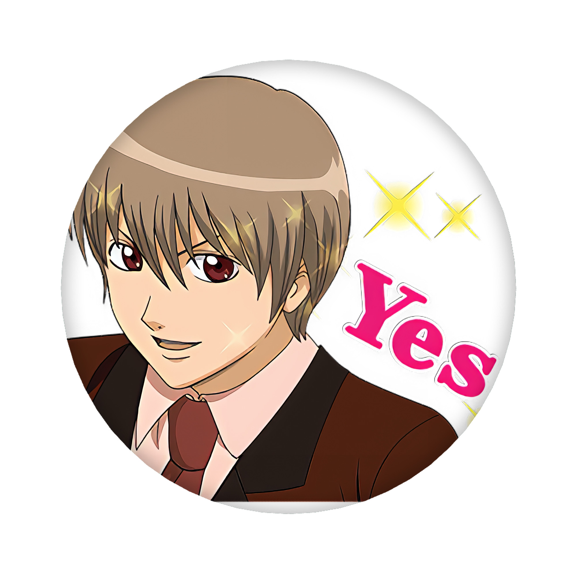 （画像用） ぎんたま 坂田銀時（さかたぎんとき） 神楽 志村新八（しむら しんぱち） GINTAMA Sakata Gintoki Kagura Shimura Shinpachi 6cm 缶バッジ 複数セット