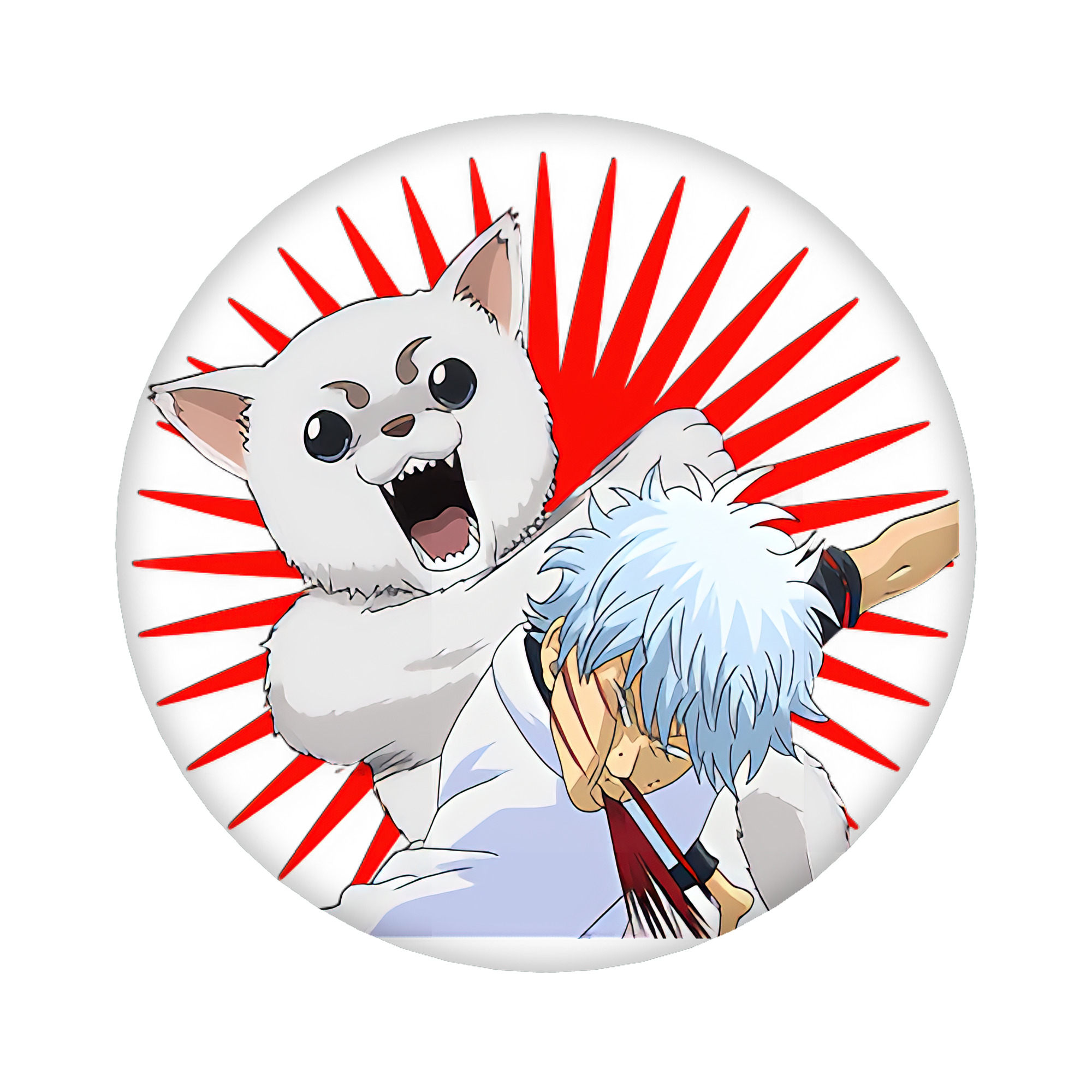 （画像用） ぎんたま 坂田銀時（さかたぎんとき） 神楽 志村新八（しむら しんぱち） GINTAMA Sakata Gintoki Kagura Shimura Shinpachi 6cm 缶バッジ 複数セット