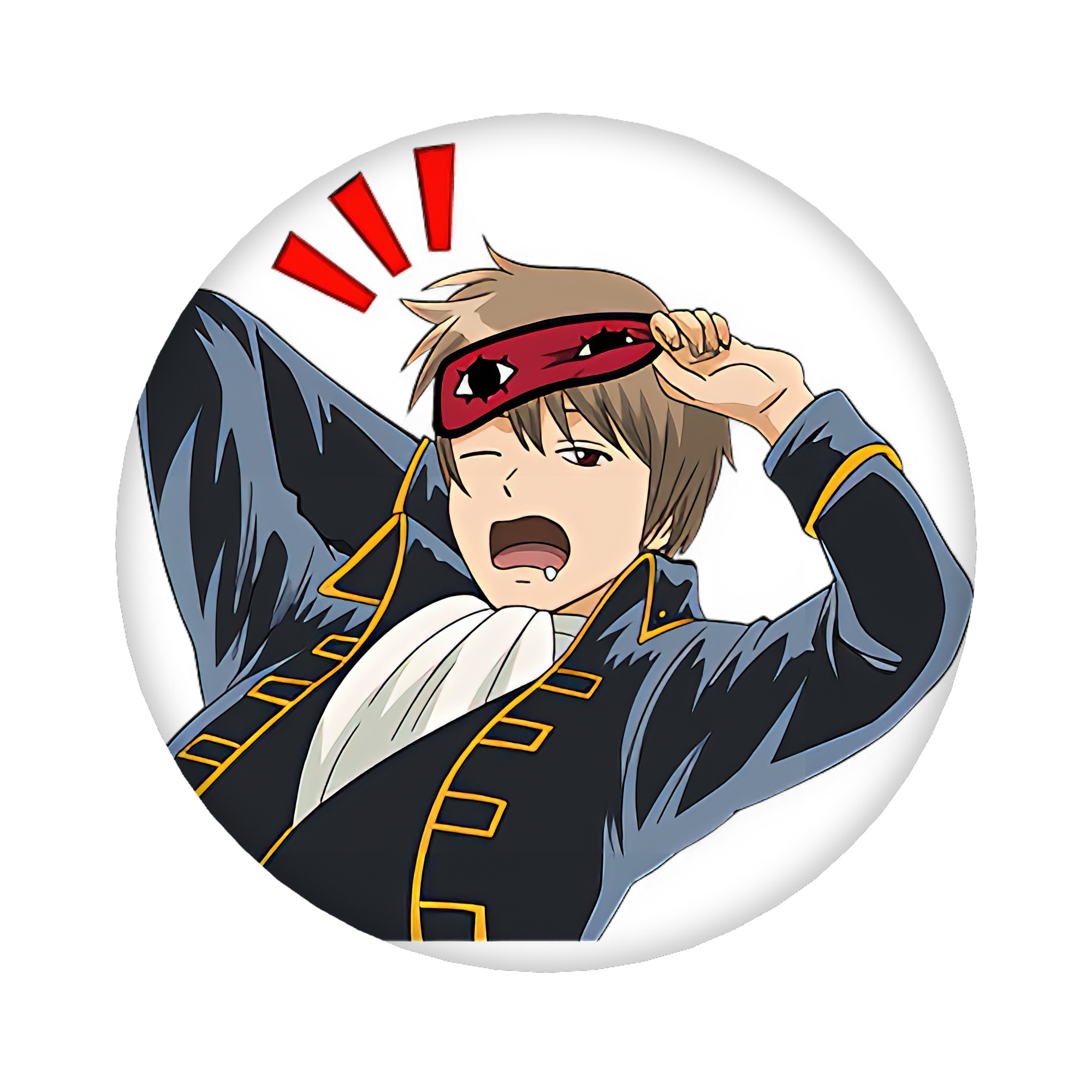 （画像用） ぎんたま 坂田銀時（さかたぎんとき） 神楽 志村新八（しむら しんぱち） GINTAMA Sakata Gintoki Kagura Shimura Shinpachi 6cm 缶バッジ 複数セット