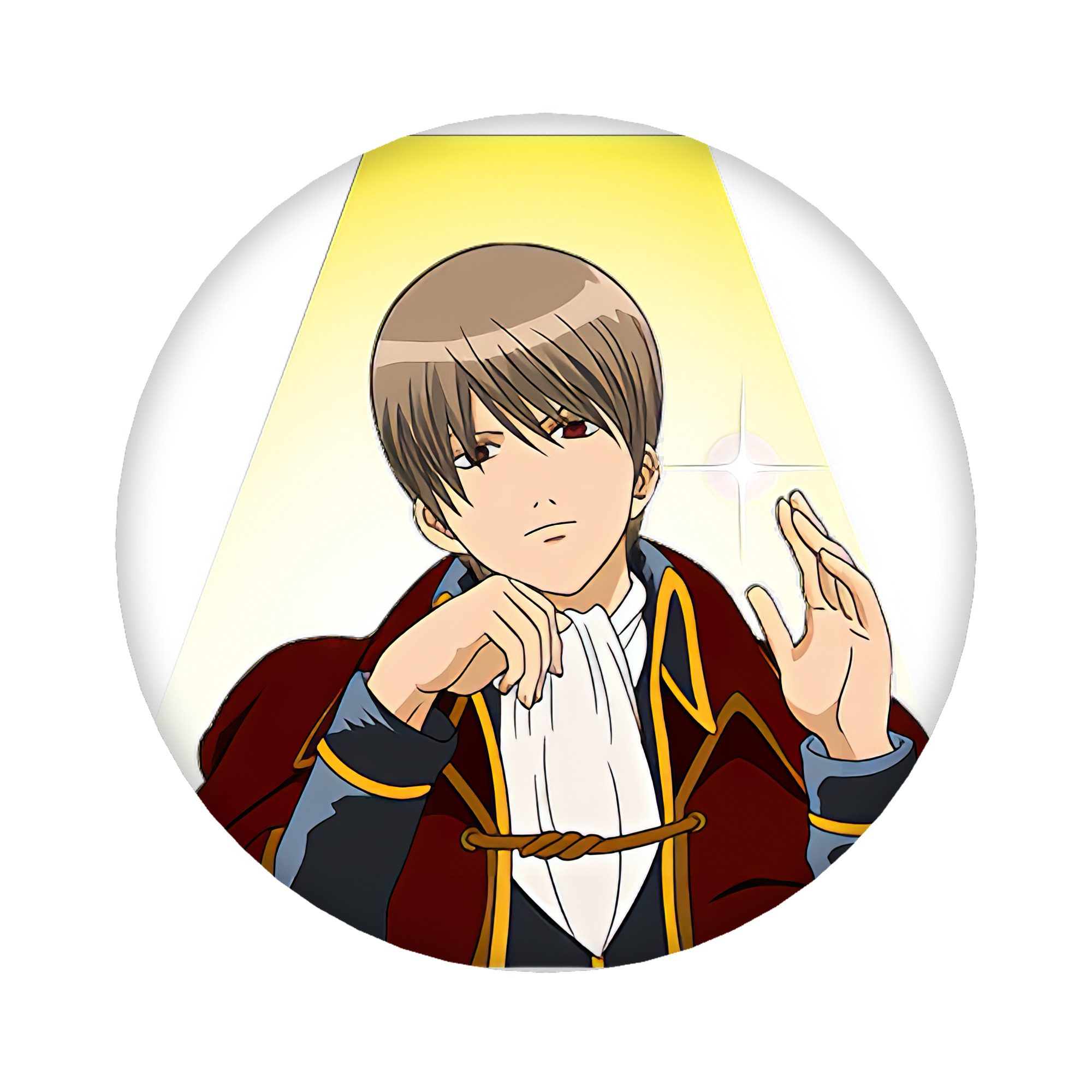 （画像用） ぎんたま 坂田銀時（さかたぎんとき） 神楽 志村新八（しむら しんぱち） GINTAMA Sakata Gintoki Kagura Shimura Shinpachi 6cm 缶バッジ 複数セット