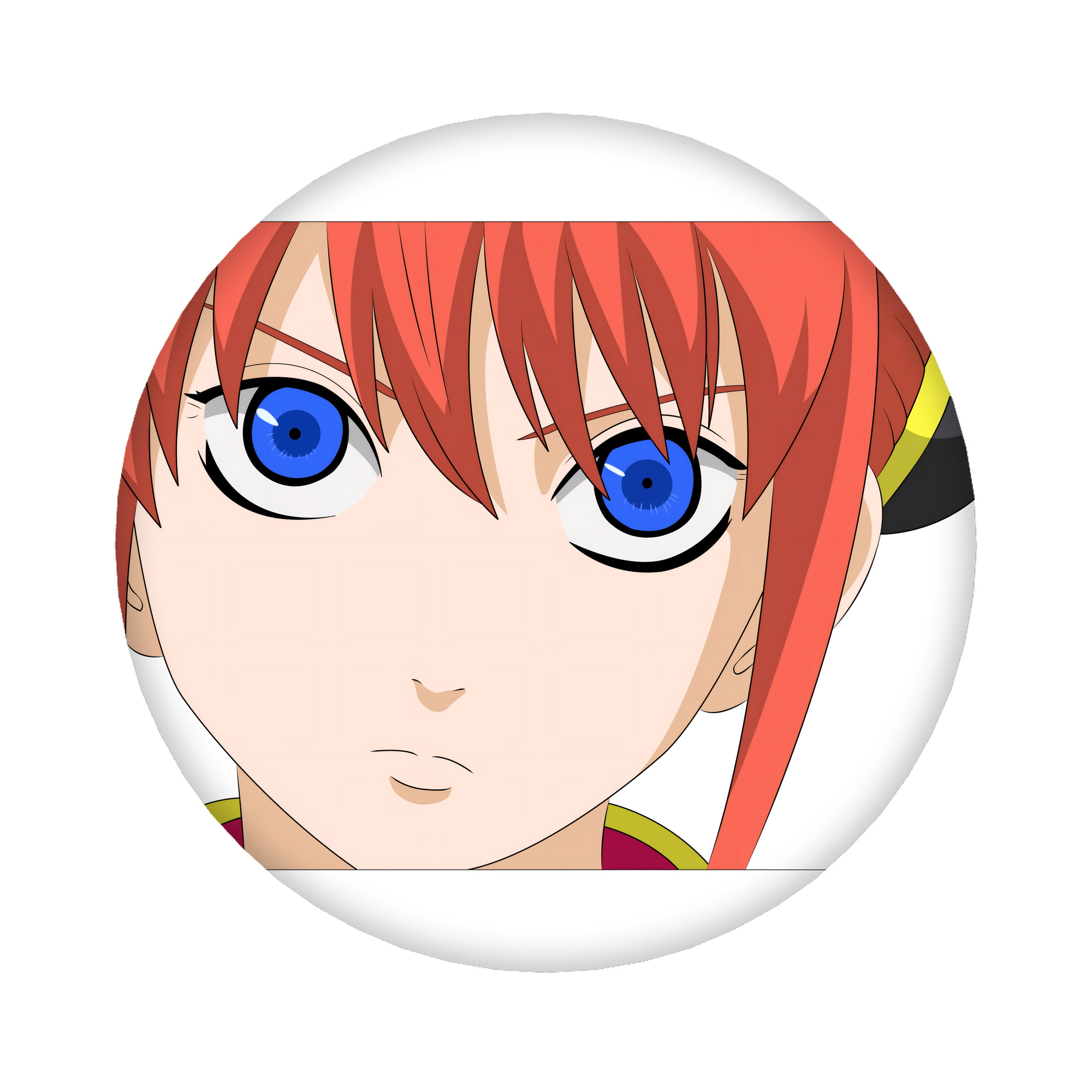 （画像用） ぎんたま 坂田銀時（さかたぎんとき） 神楽 志村新八（しむら しんぱち） GINTAMA Sakata Gintoki Kagura Shimura Shinpachi 6cm 缶バッジ 複数セット