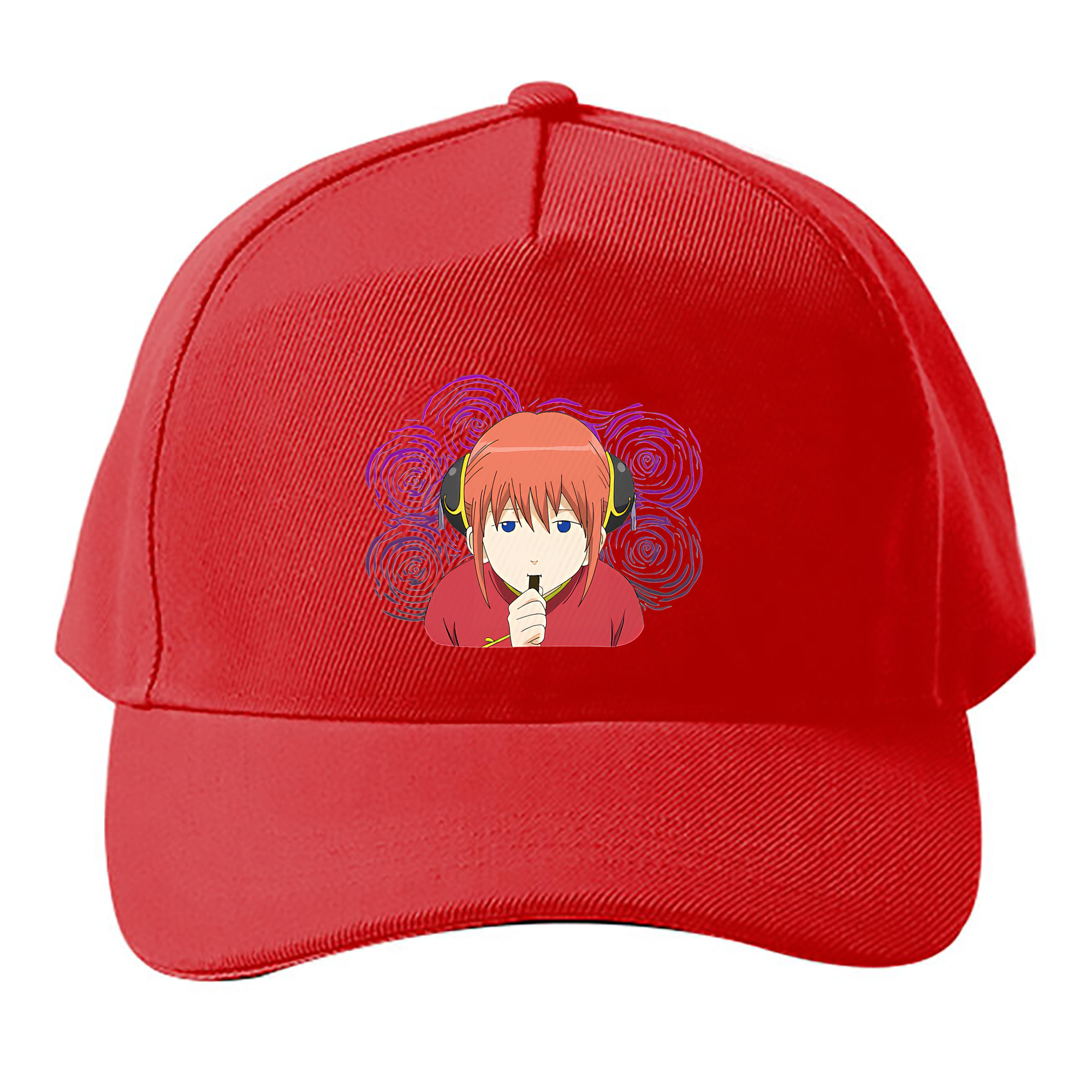 （画像用） ぎんたま 坂田銀時（さかたぎんとき） 神楽 志村新八（しむら しんぱち） GINTAMA Sakata Gintoki Kagura Shimura Shinpachi ベースボールキャップ 綿100％ 男女兼用 帽子 スポーツ