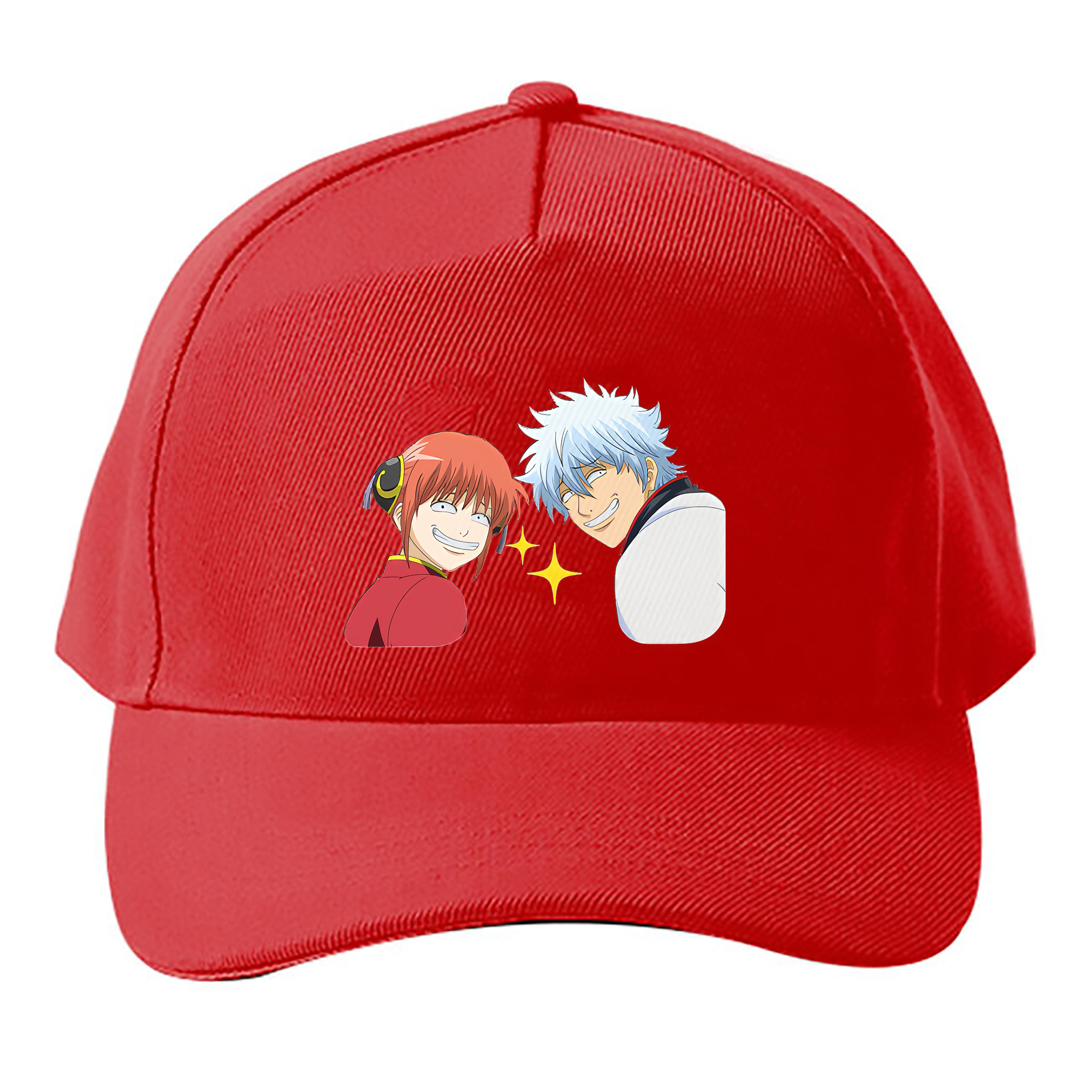 （画像用） ぎんたま 坂田銀時（さかたぎんとき） 神楽 志村新八（しむら しんぱち） GINTAMA Sakata Gintoki Kagura Shimura Shinpachi ベースボールキャップ 綿100％ 男女兼用 帽子 スポーツ