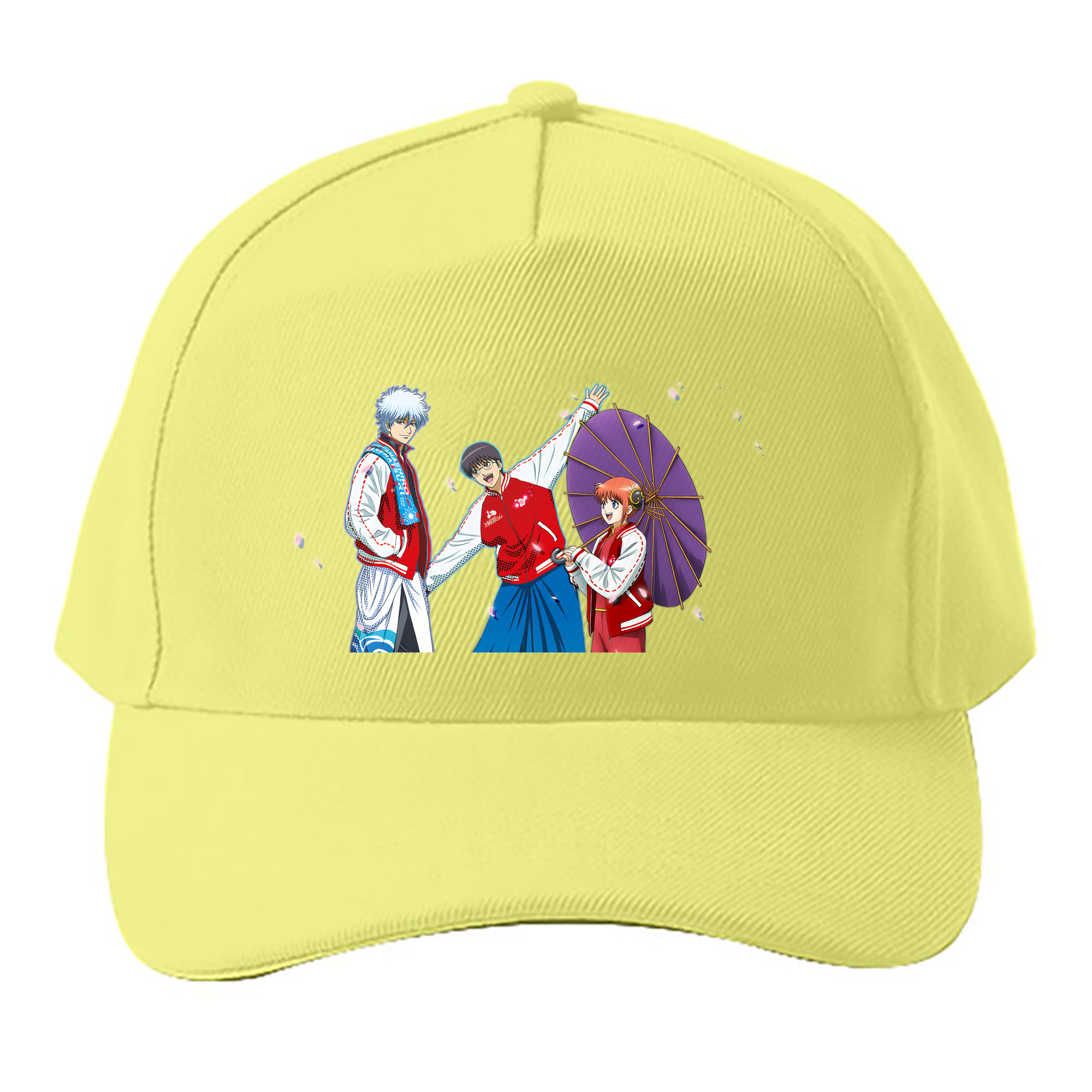 （画像用） ぎんたま 坂田銀時（さかたぎんとき） 神楽 志村新八（しむら しんぱち） GINTAMA Sakata Gintoki Kagura Shimura Shinpachi ベースボールキャップ 綿100％ 男女兼用 帽子 スポーツ