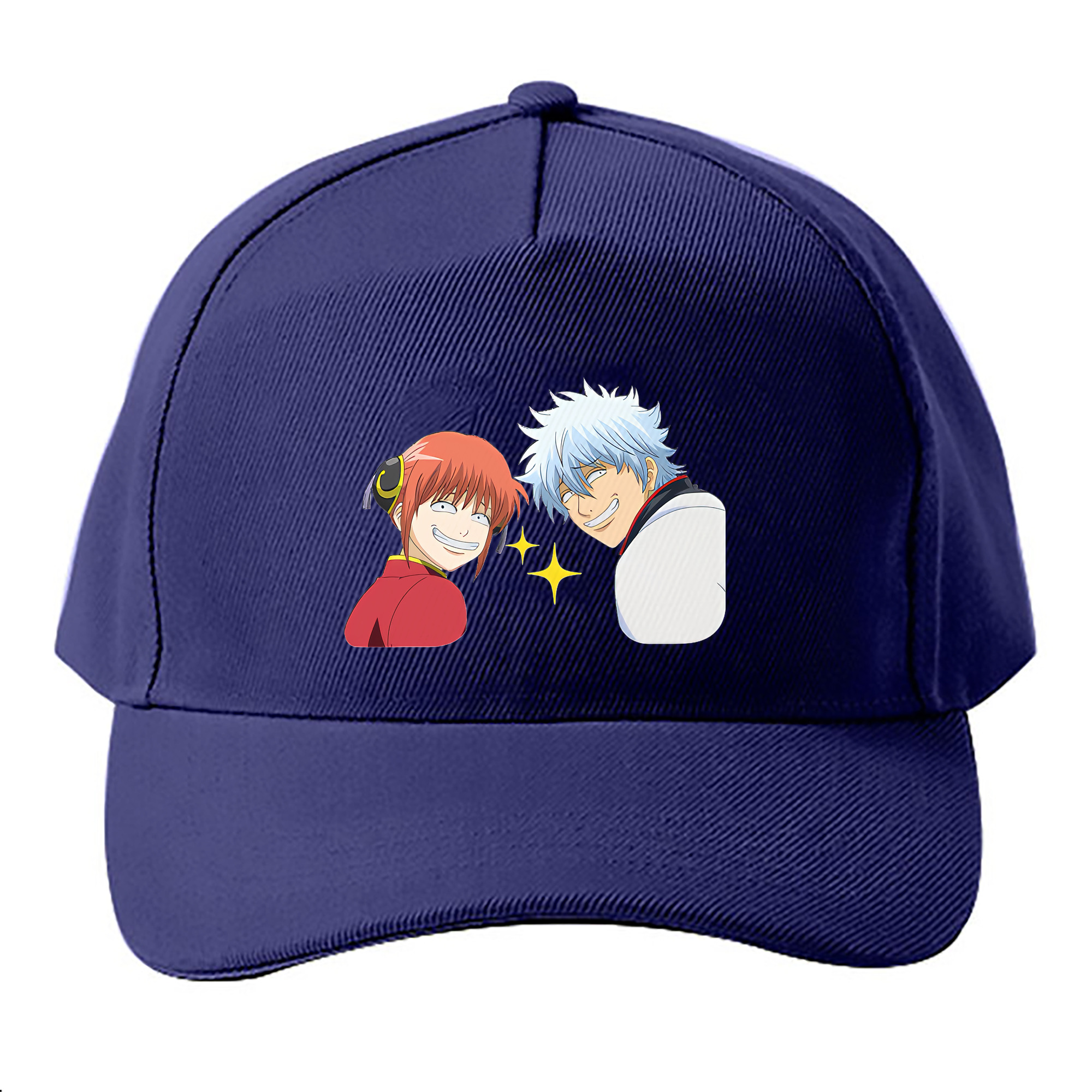 （画像用） ぎんたま 坂田銀時（さかたぎんとき） 神楽 志村新八（しむら しんぱち） GINTAMA Sakata Gintoki Kagura Shimura Shinpachi ベースボールキャップ 綿100％ 男女兼用 帽子 スポーツ