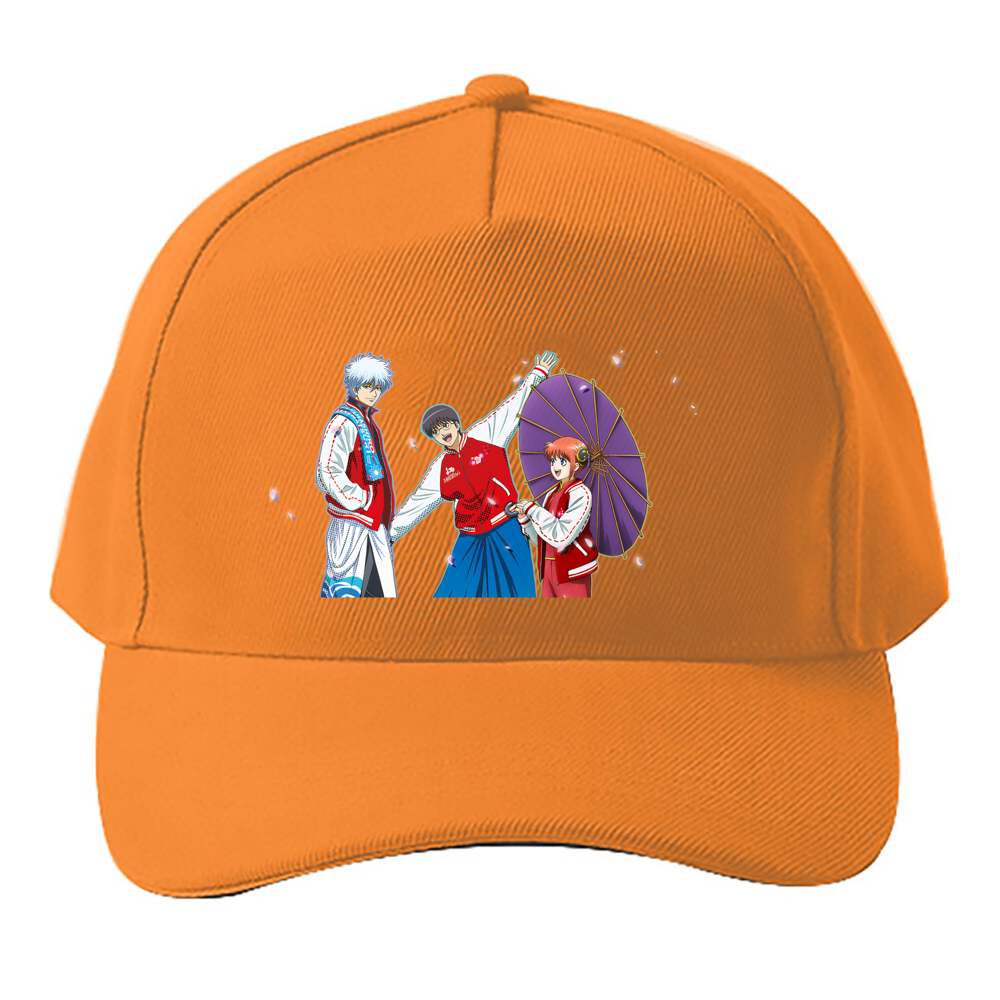（画像用） ぎんたま 坂田銀時（さかたぎんとき） 神楽 志村新八（しむら しんぱち） GINTAMA Sakata Gintoki Kagura Shimura Shinpachi ベースボールキャップ 綿100％ 男女兼用 帽子 スポーツ