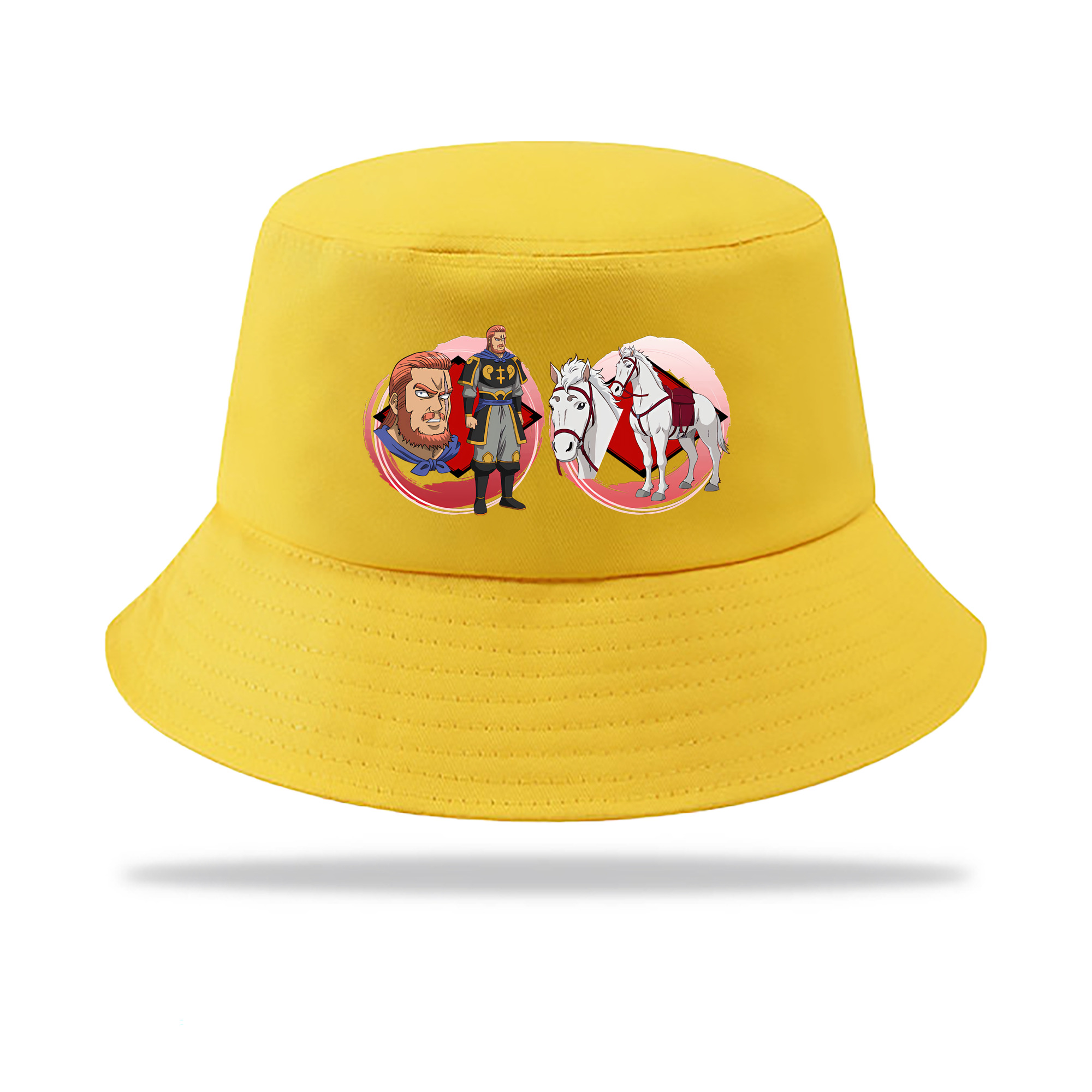 （画像用） ぎんたま 坂田銀時（さかたぎんとき） 神楽 志村新八（しむら しんぱち） GINTAMA Sakata Gintoki Kagura Shimura Shinpachi アウトドア日除けバケットハット