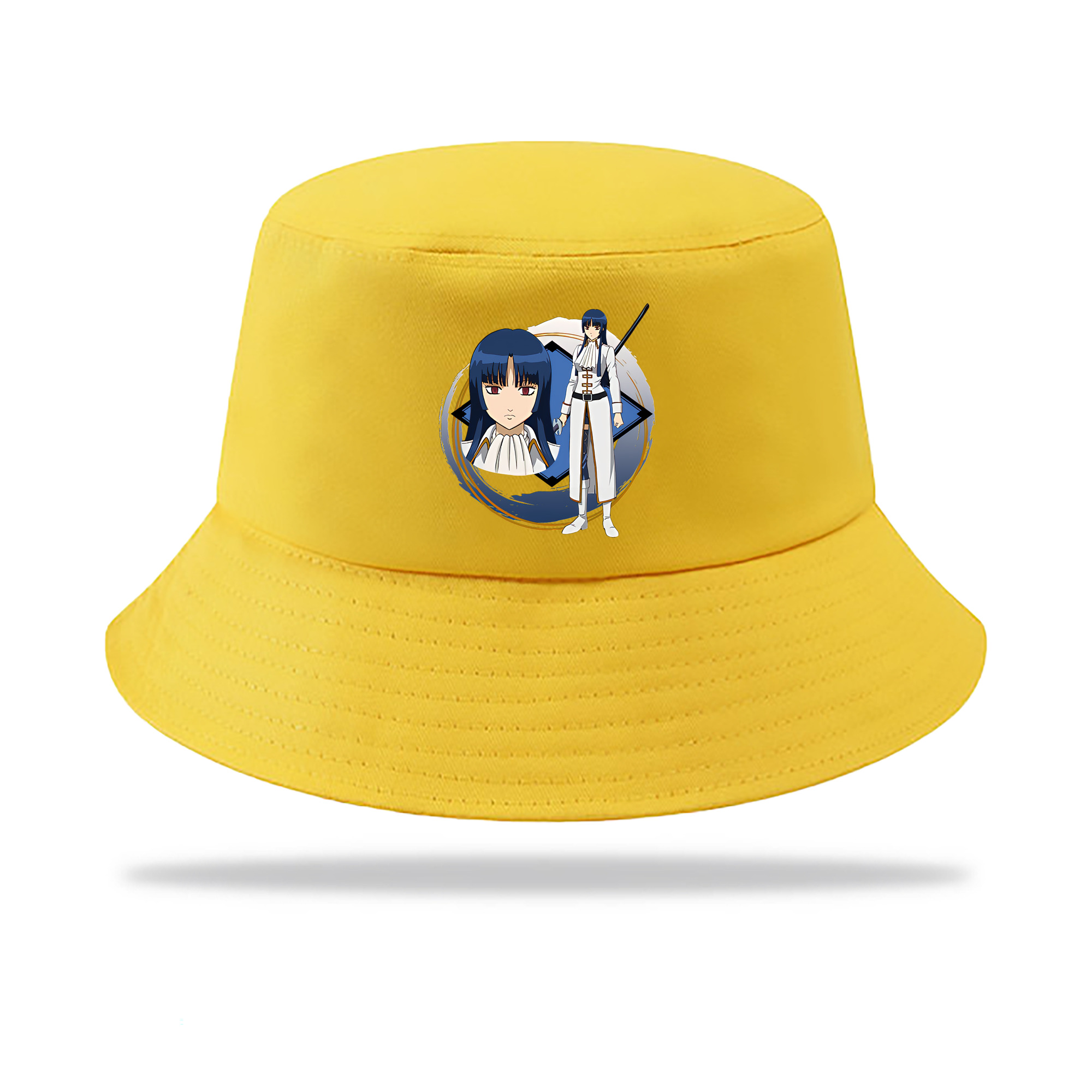 （画像用） ぎんたま 坂田銀時（さかたぎんとき） 神楽 志村新八（しむら しんぱち） GINTAMA Sakata Gintoki Kagura Shimura Shinpachi アウトドア日除けバケットハット
